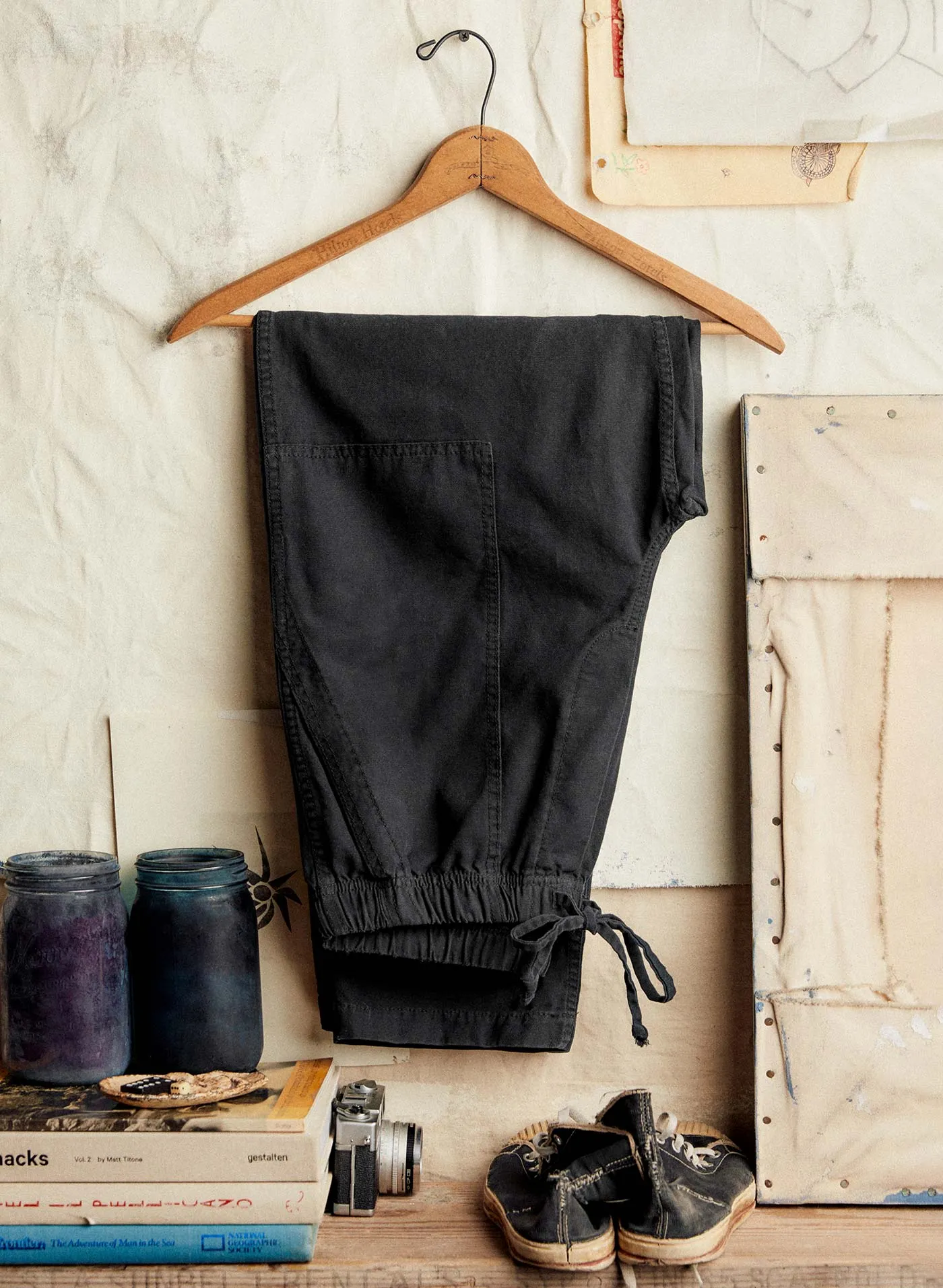 the ventura chore pant in faded black sold by Imogene + Willie product image thumbnail 3