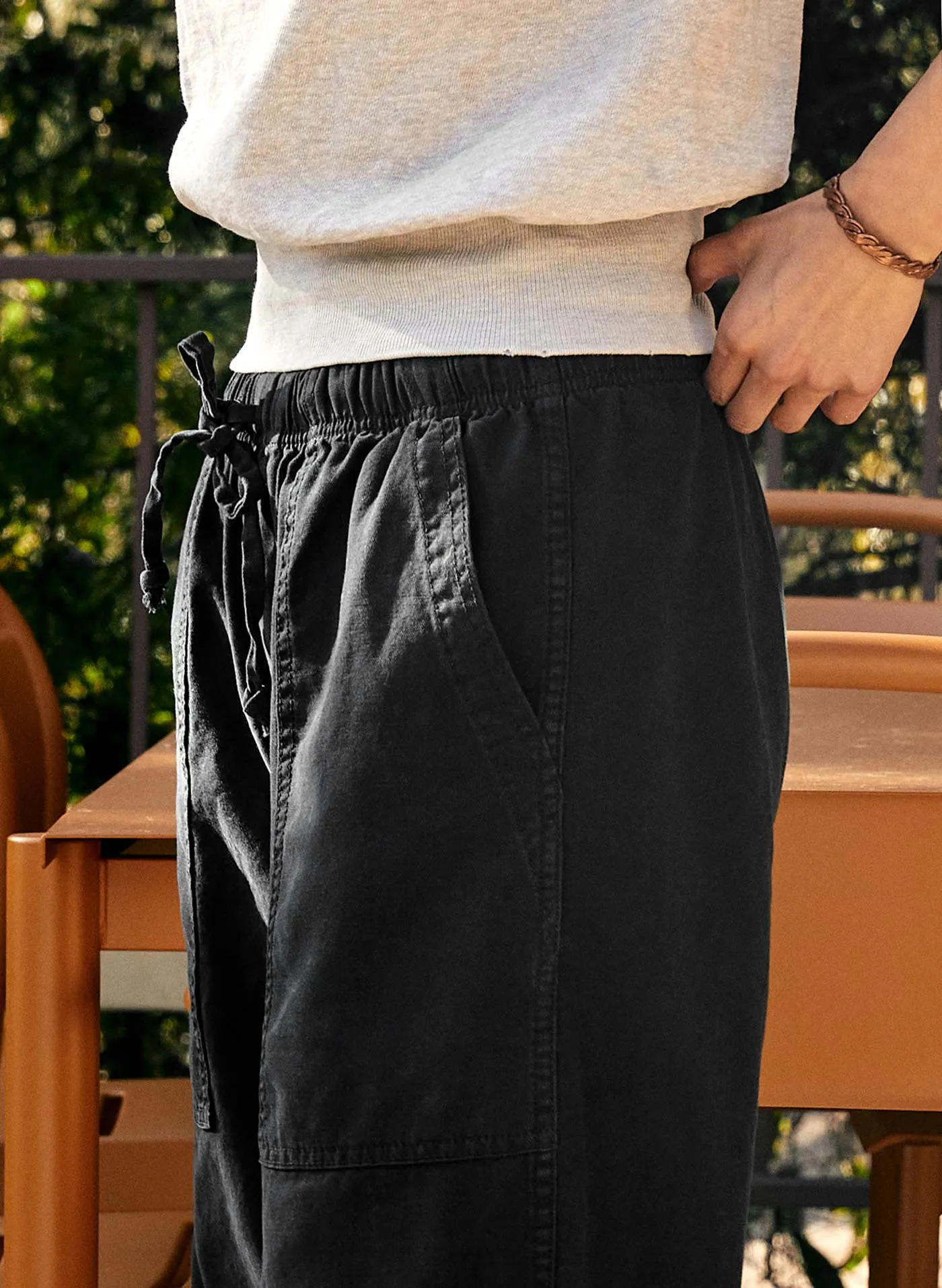 the ventura chore pant in faded black sold by Imogene + Willie product image thumbnail 5