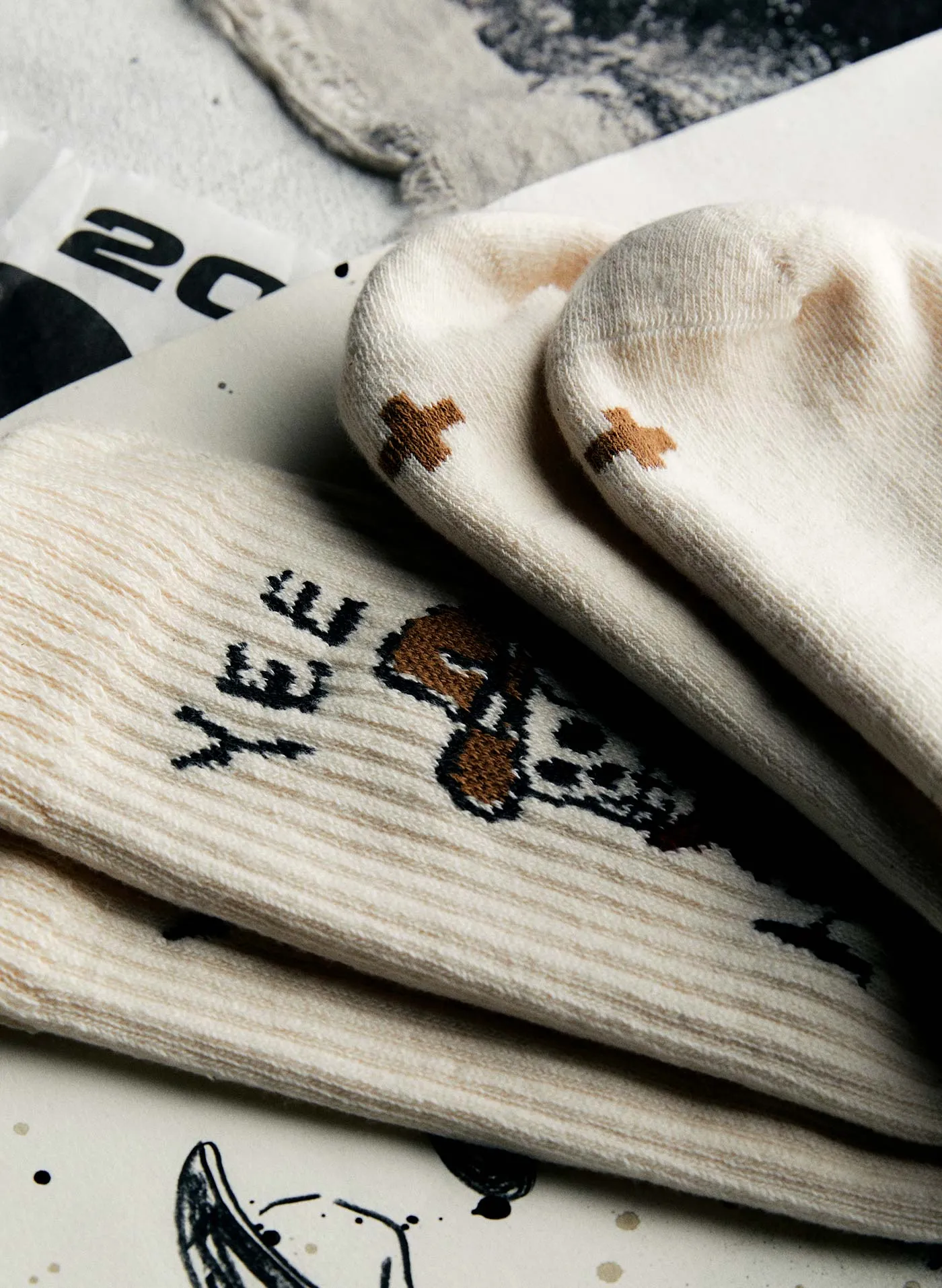 the "yee haw" sock sold by Imogene + Willie product image thumbnail 5