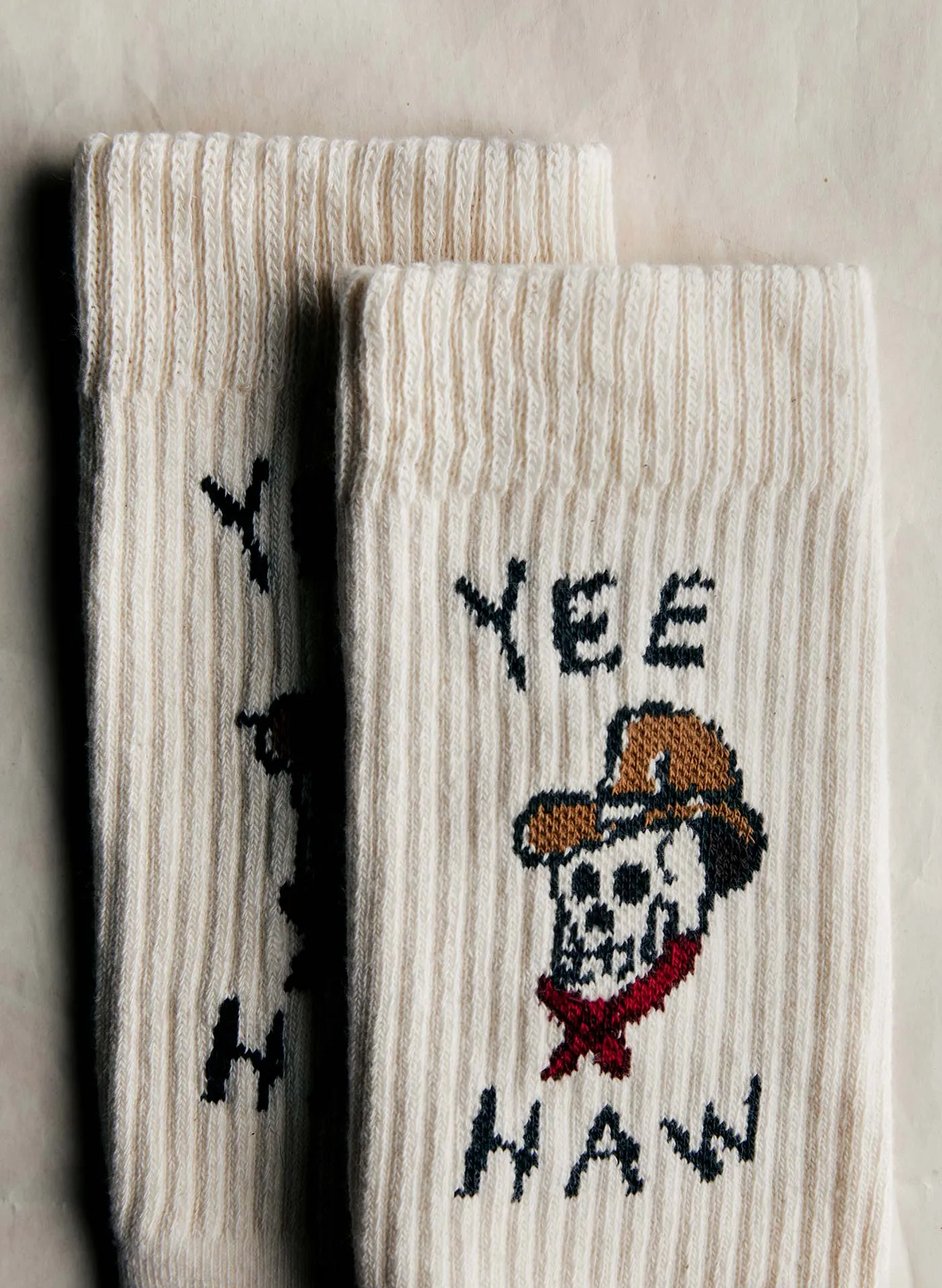 the "yee haw" sock sold by Imogene + Willie product image thumbnail 4
