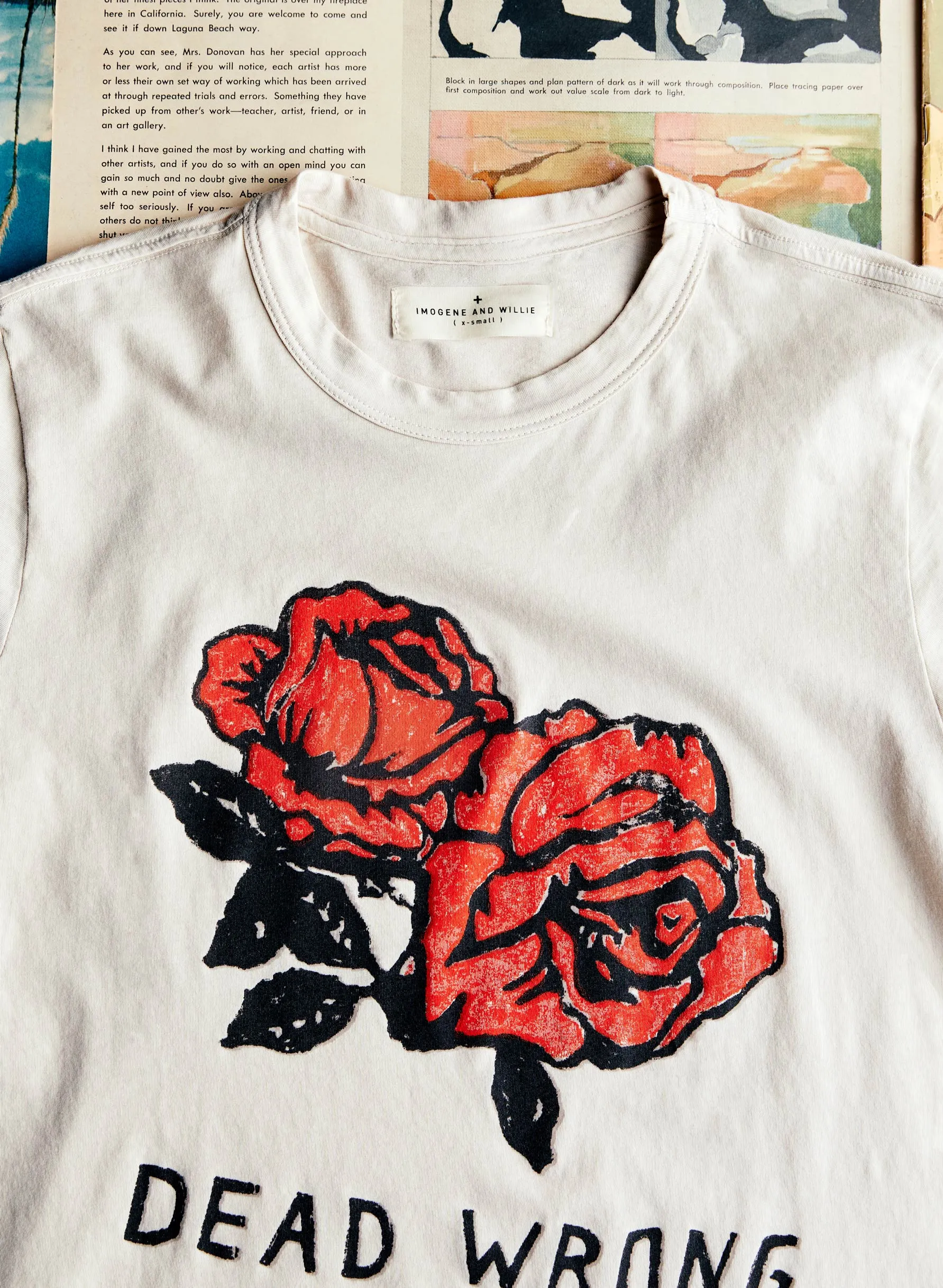 the "dead wrong" tee sold by Imogene + Willie product image thumbnail 3