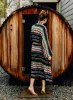 the ojai robe in mesa stripe sold by Imogene + Willie