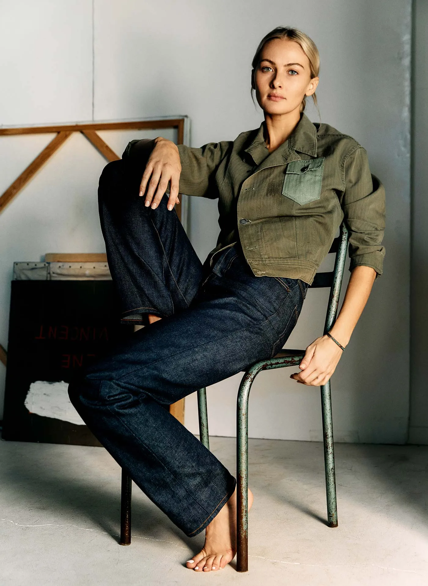 trudie indigo rigid sold by Imogene + Willie product image thumbnail 2