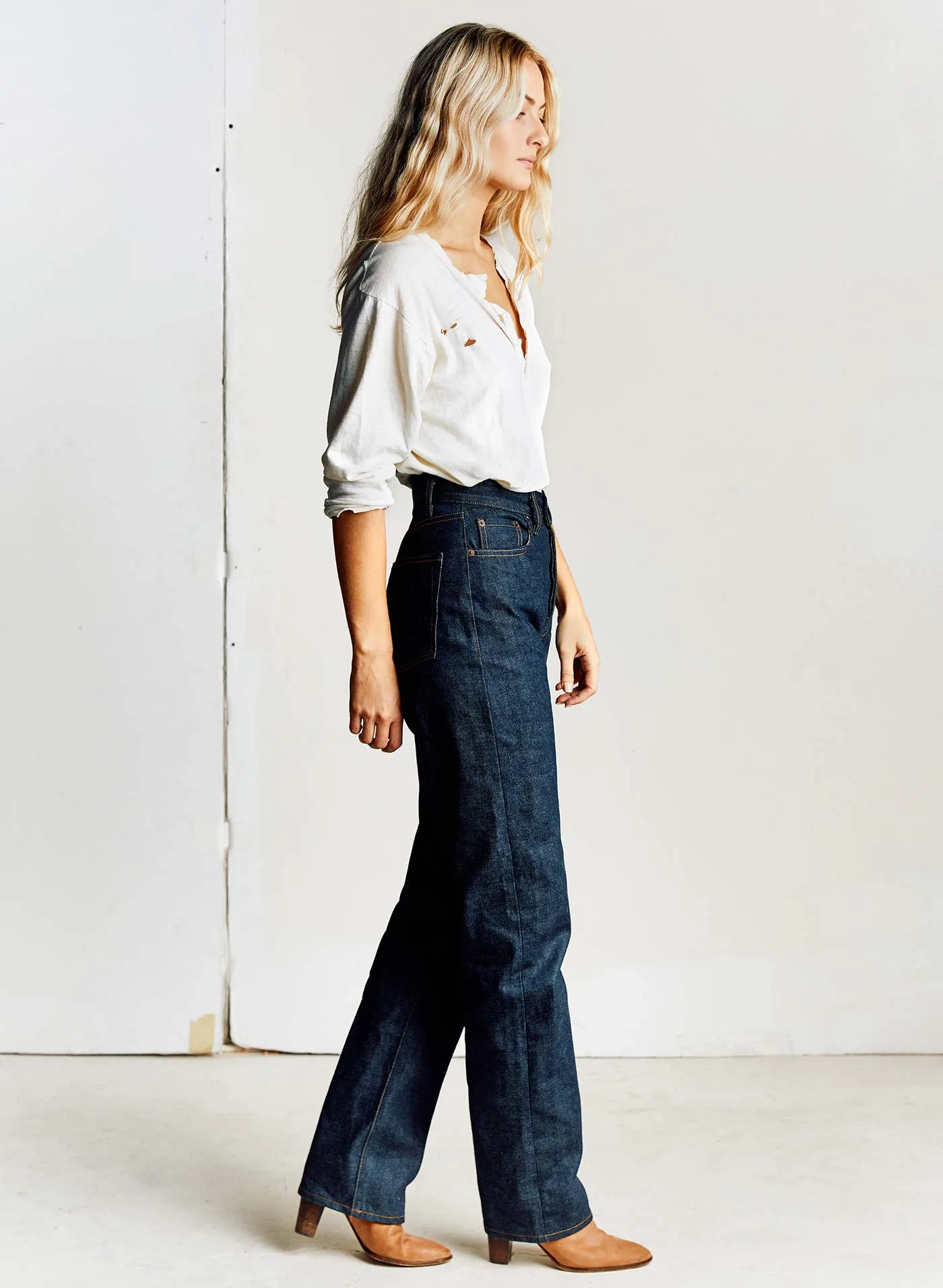 trudie indigo rigid sold by Imogene + Willie