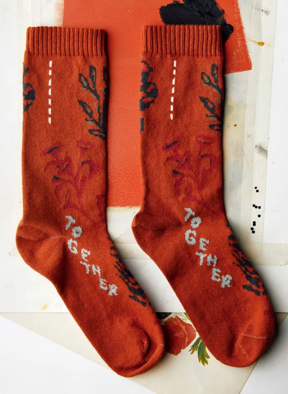 the "together" sock sold by Imogene + Willie