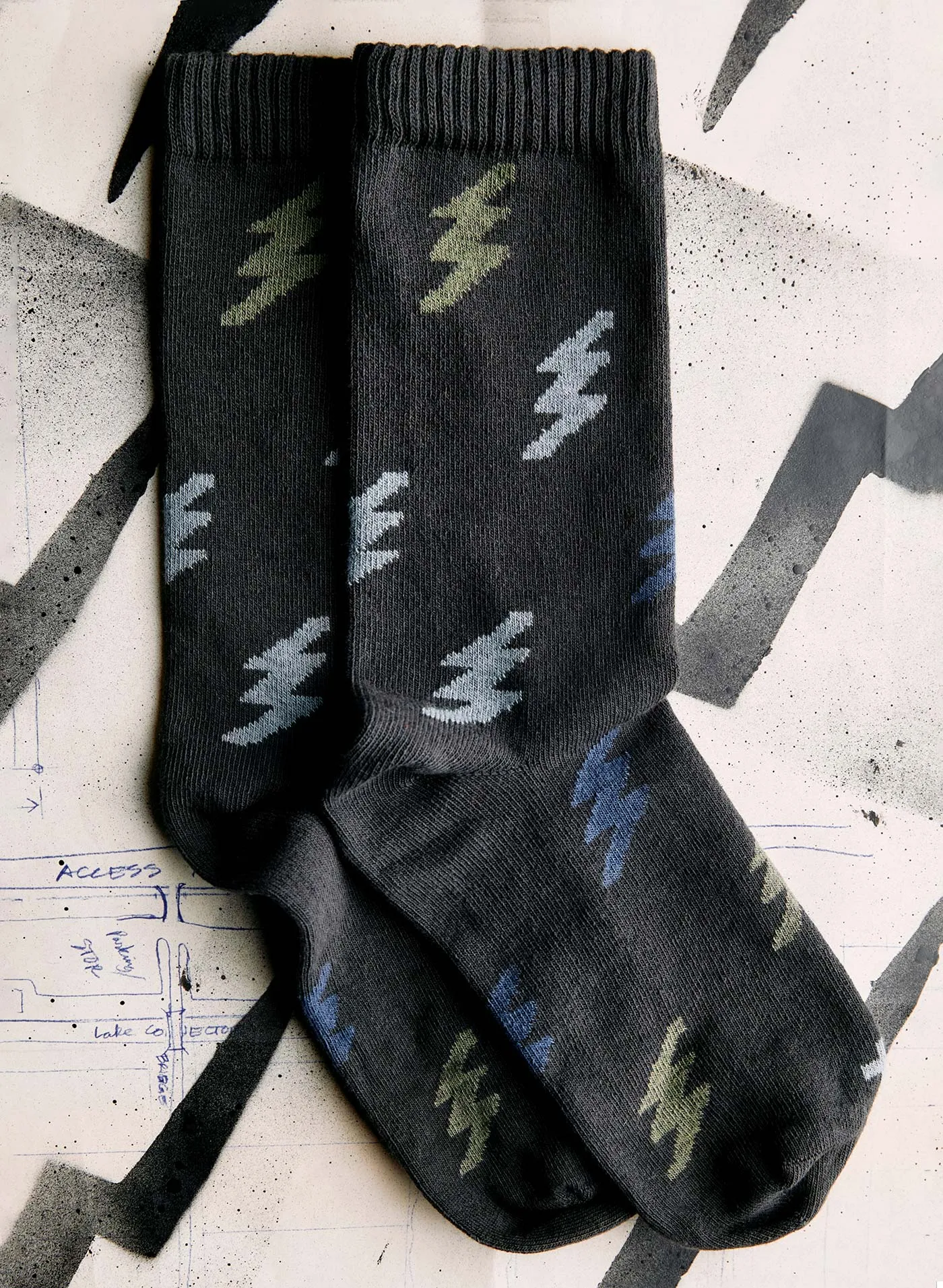 the "bolt" sock 2.0 sold by Imogene + Willie