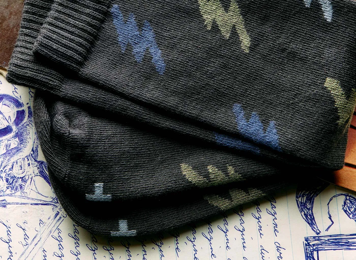 the "bolt" sock 2.0 sold by Imogene + Willie product image thumbnail 3