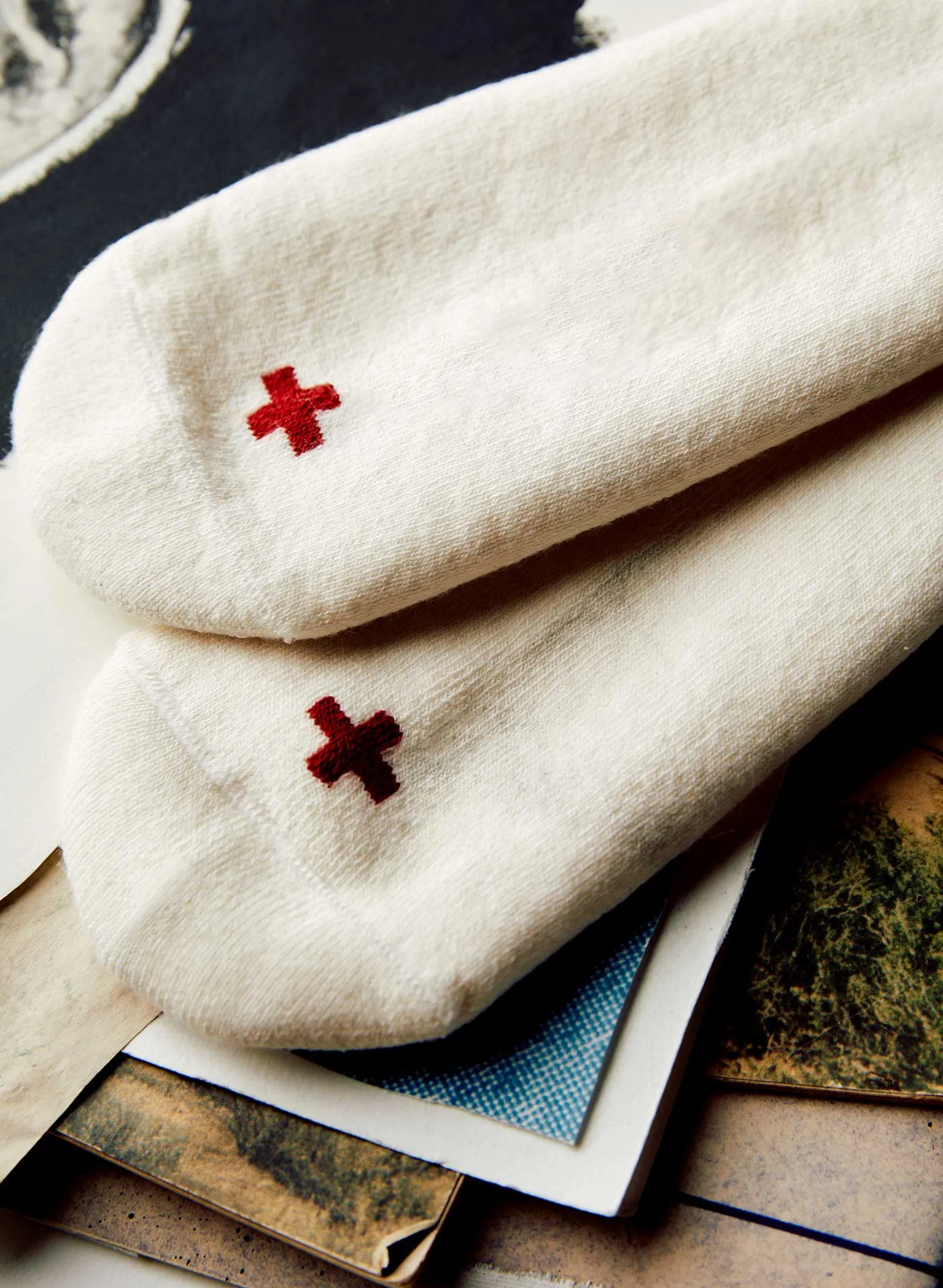 the "hellfire" sock sold by Imogene + Willie product image thumbnail 4