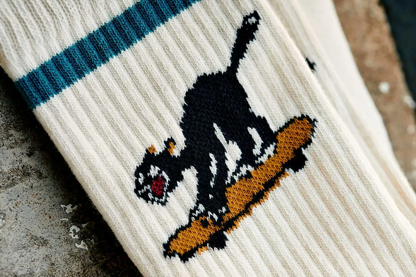 the "hellfire" sock sold by Imogene + Willie product image thumbnail 3
