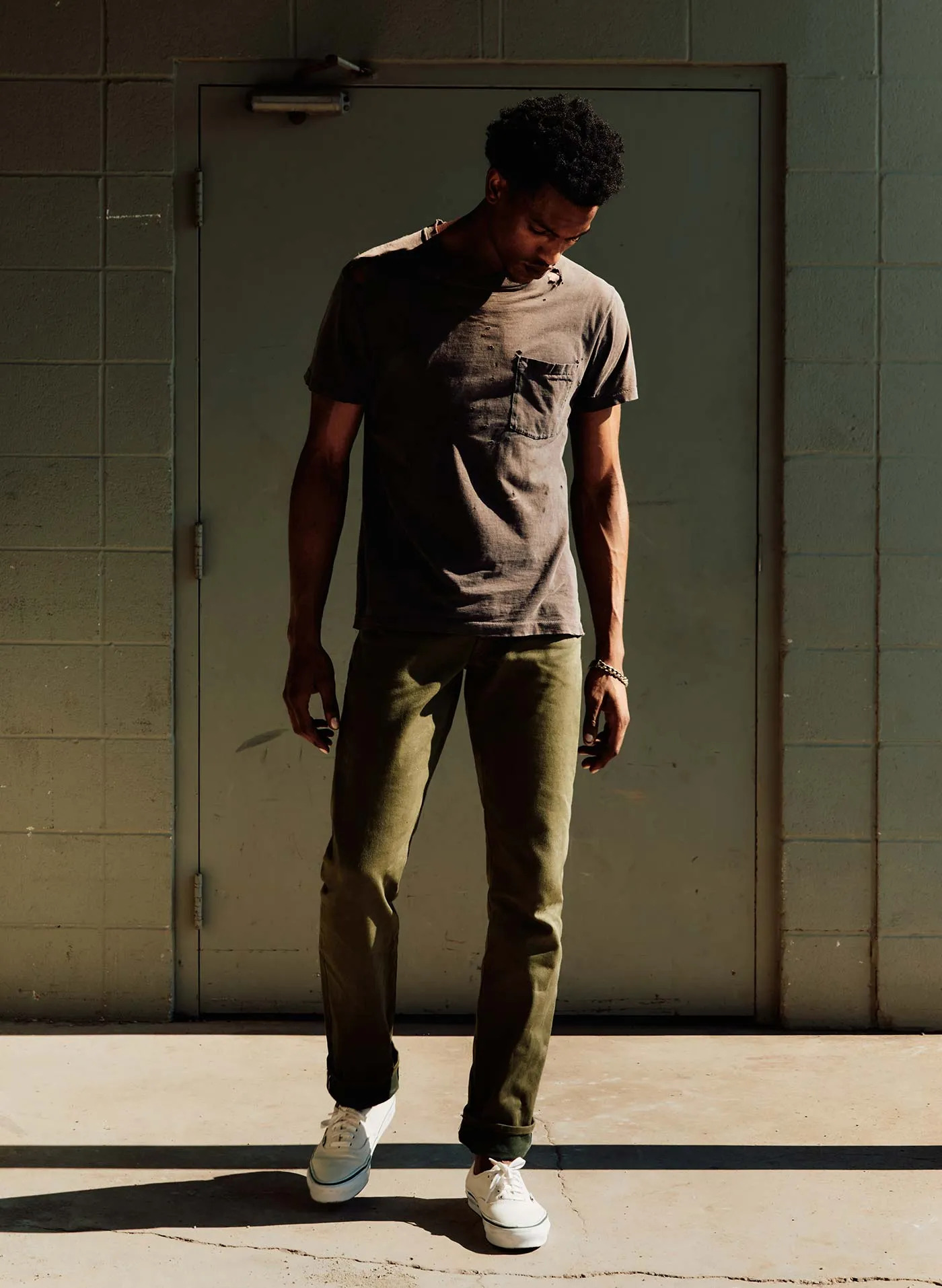 barton olive rigid jp sold by Imogene + Willie product image thumbnail 5