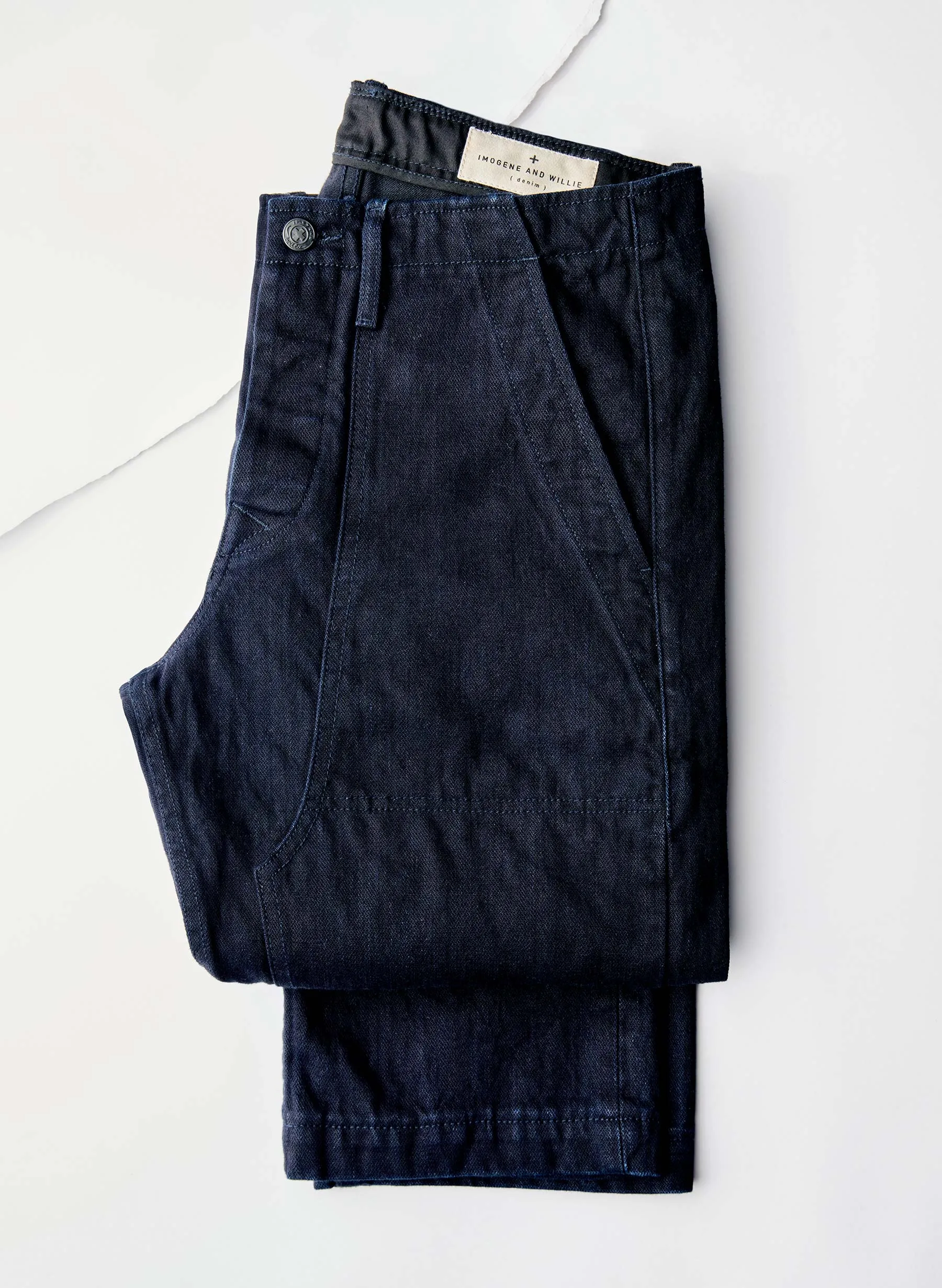 hencye workpant in black indigo sold by Imogene + Willie product image thumbnail 2