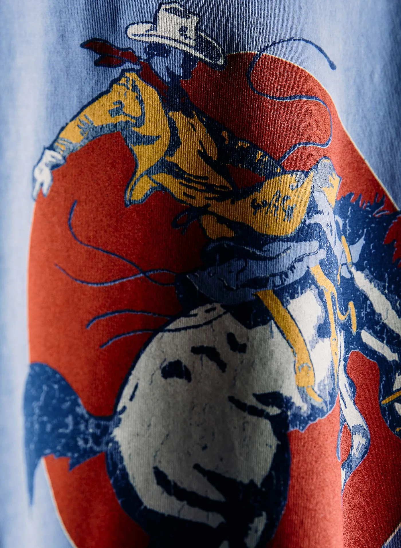 the "next time" tee in blue sold by Imogene + Willie product image thumbnail 4