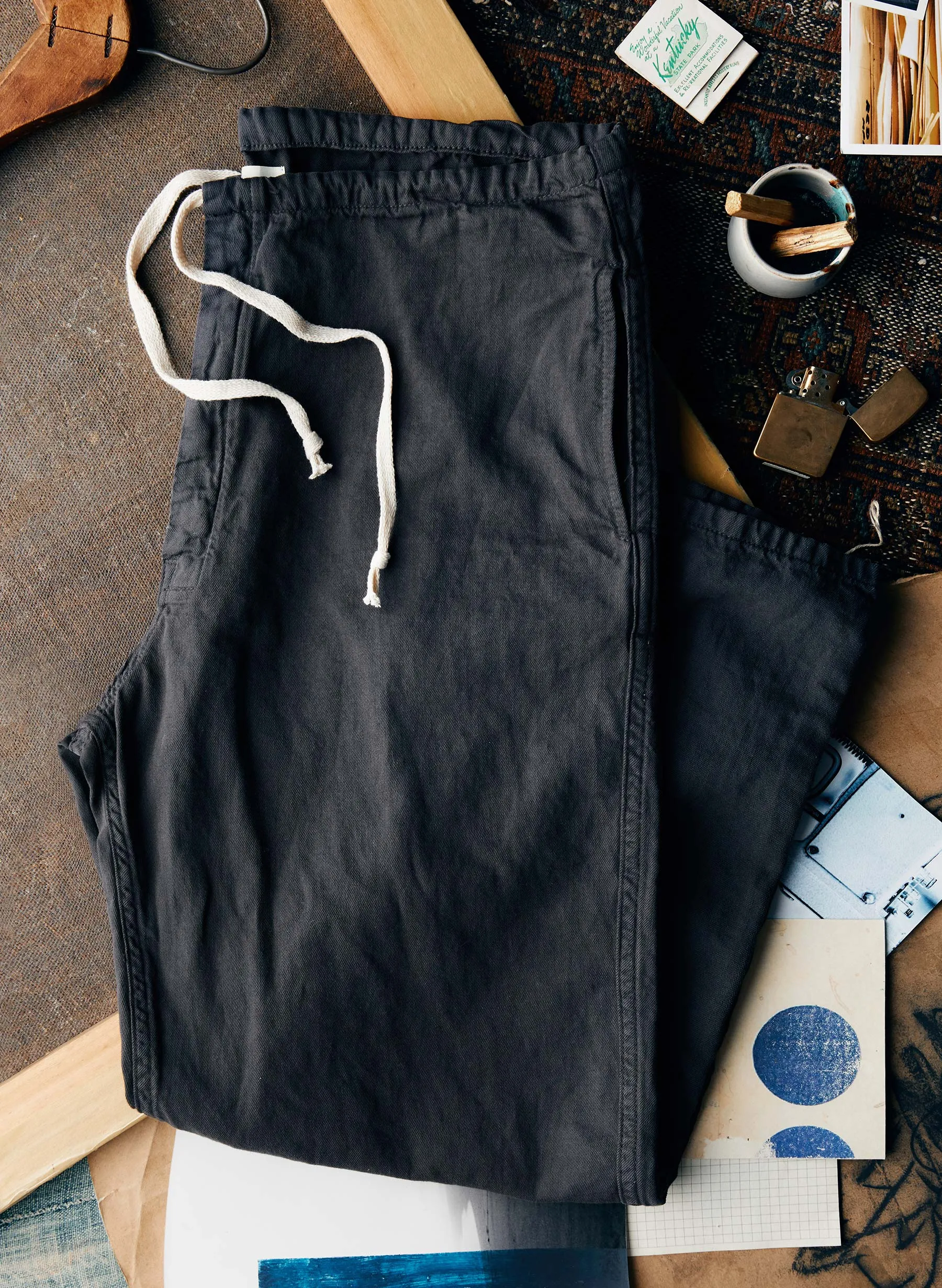 the lounge pant in faded black sold by Imogene + Willie product image thumbnail 2
