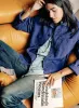 jack jacket french blue sold by Imogene + Willie