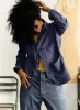 jack jacket french blue sold by Imogene + Willie