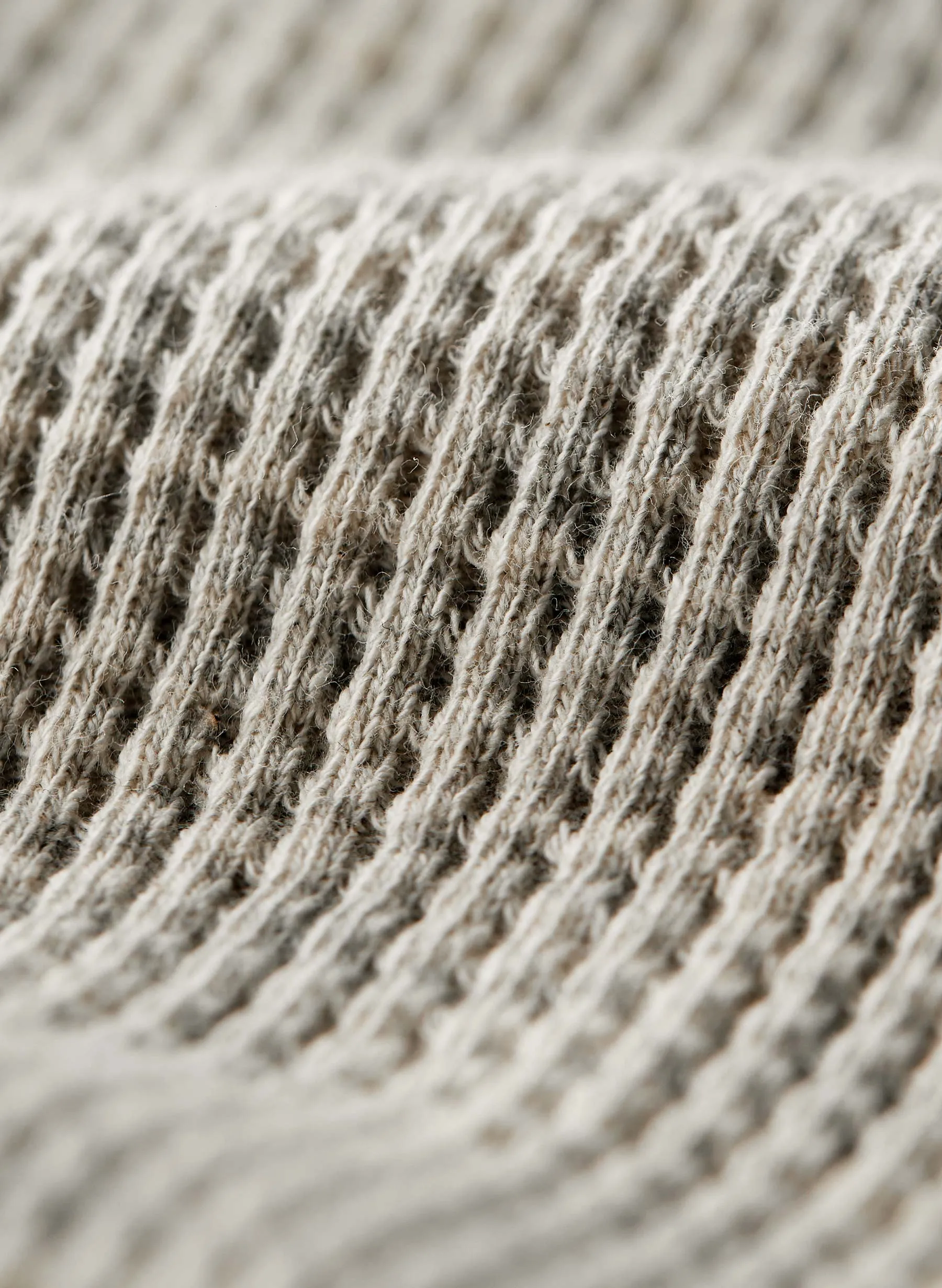 long sleeve thermal crew in ash sold by Imogene + Willie product image thumbnail 5