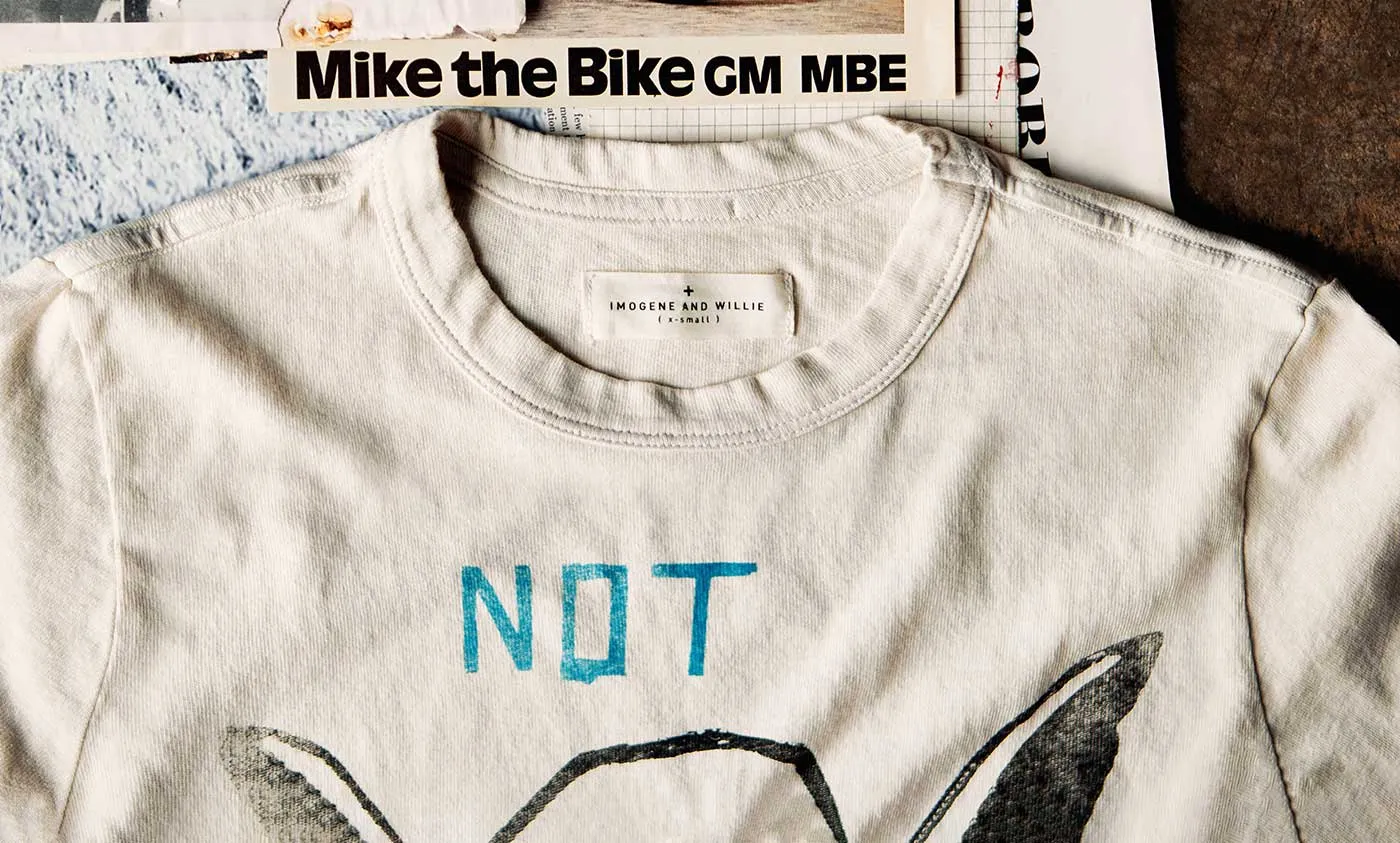 the "not today" tee sold by Imogene + Willie product image thumbnail 3
