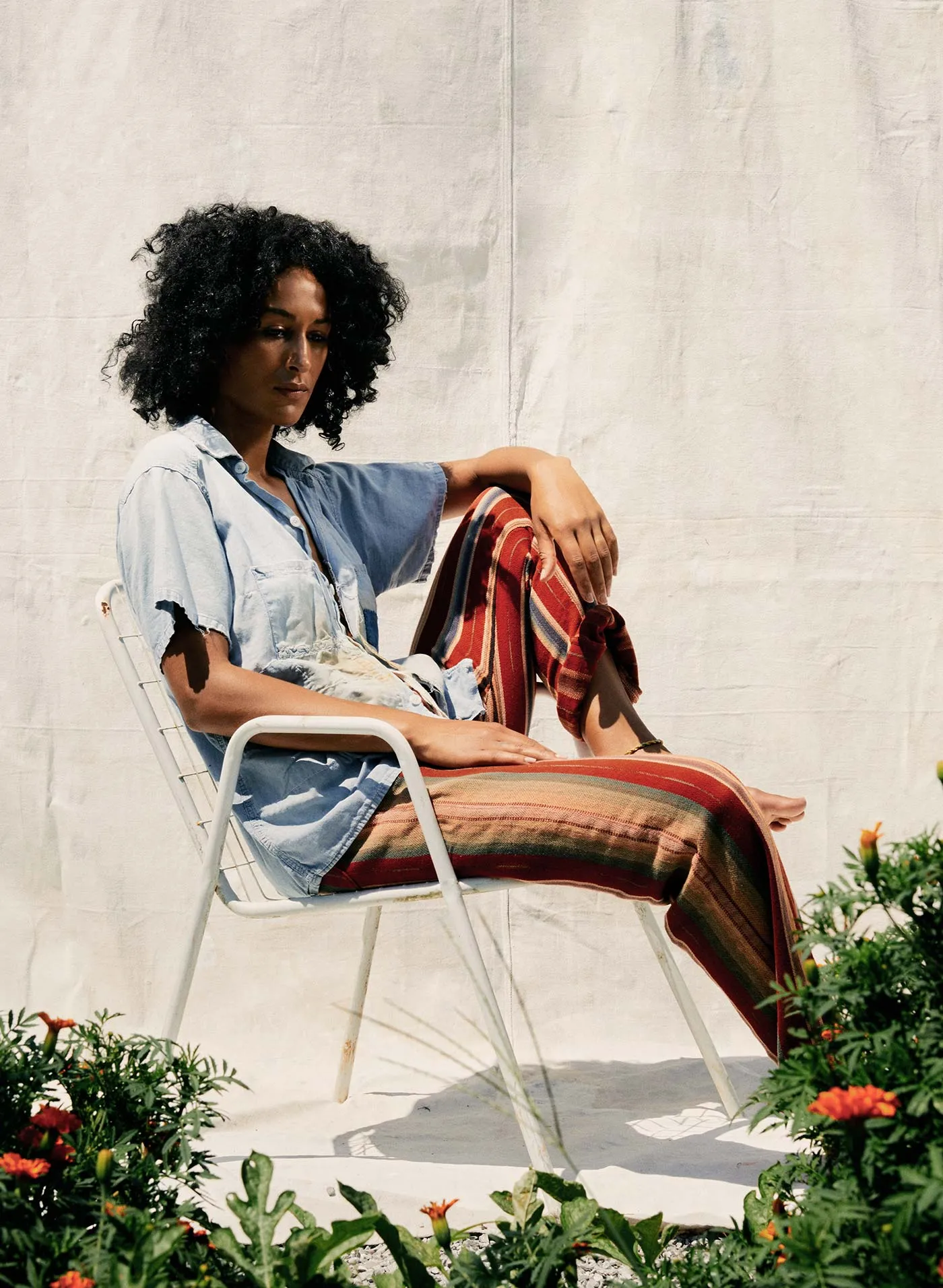 fethiye in hand-loomed coastal stripe sold by Imogene + Willie product image thumbnail 4