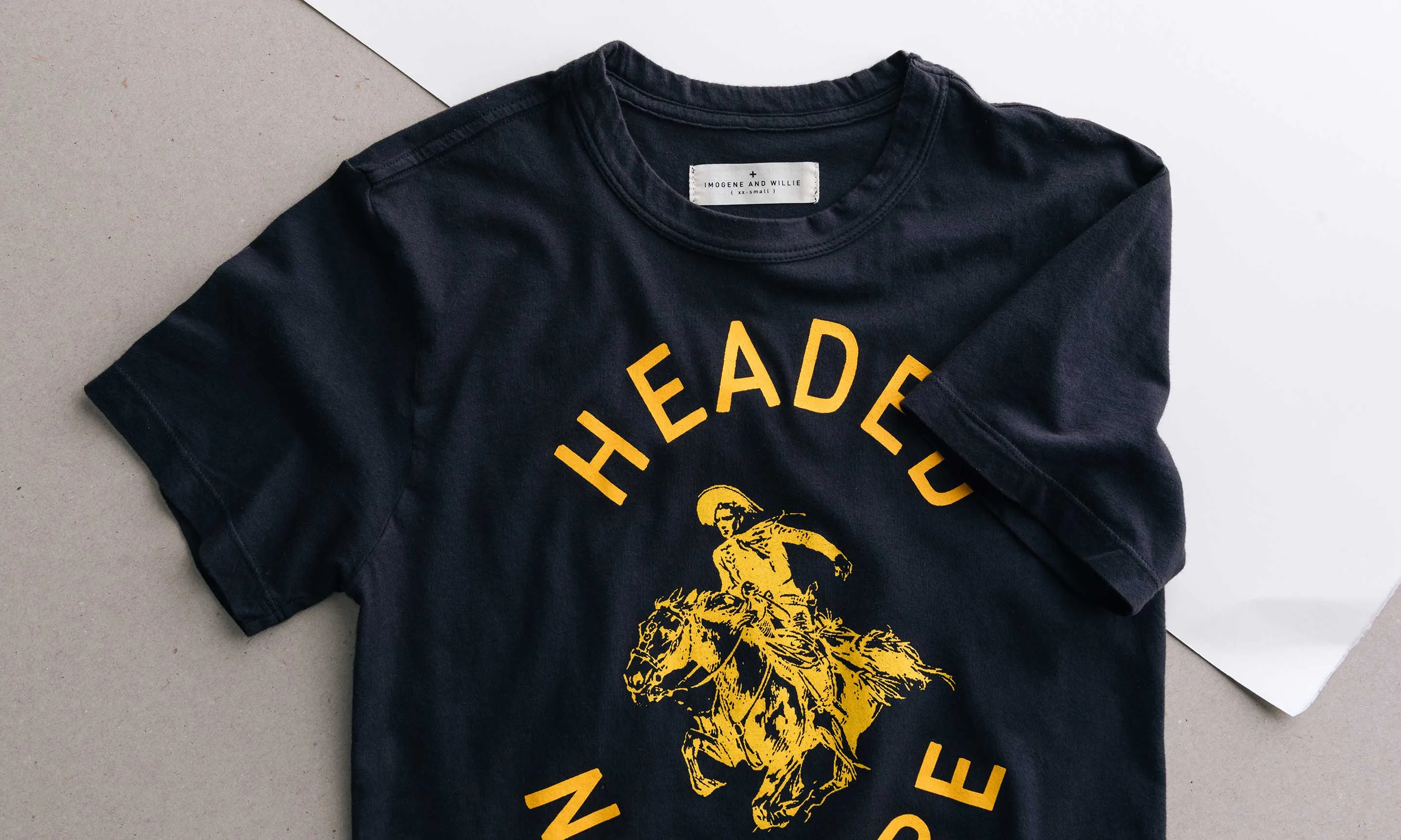 the "headed nowhere" tee sold by Imogene + Willie product image thumbnail 3