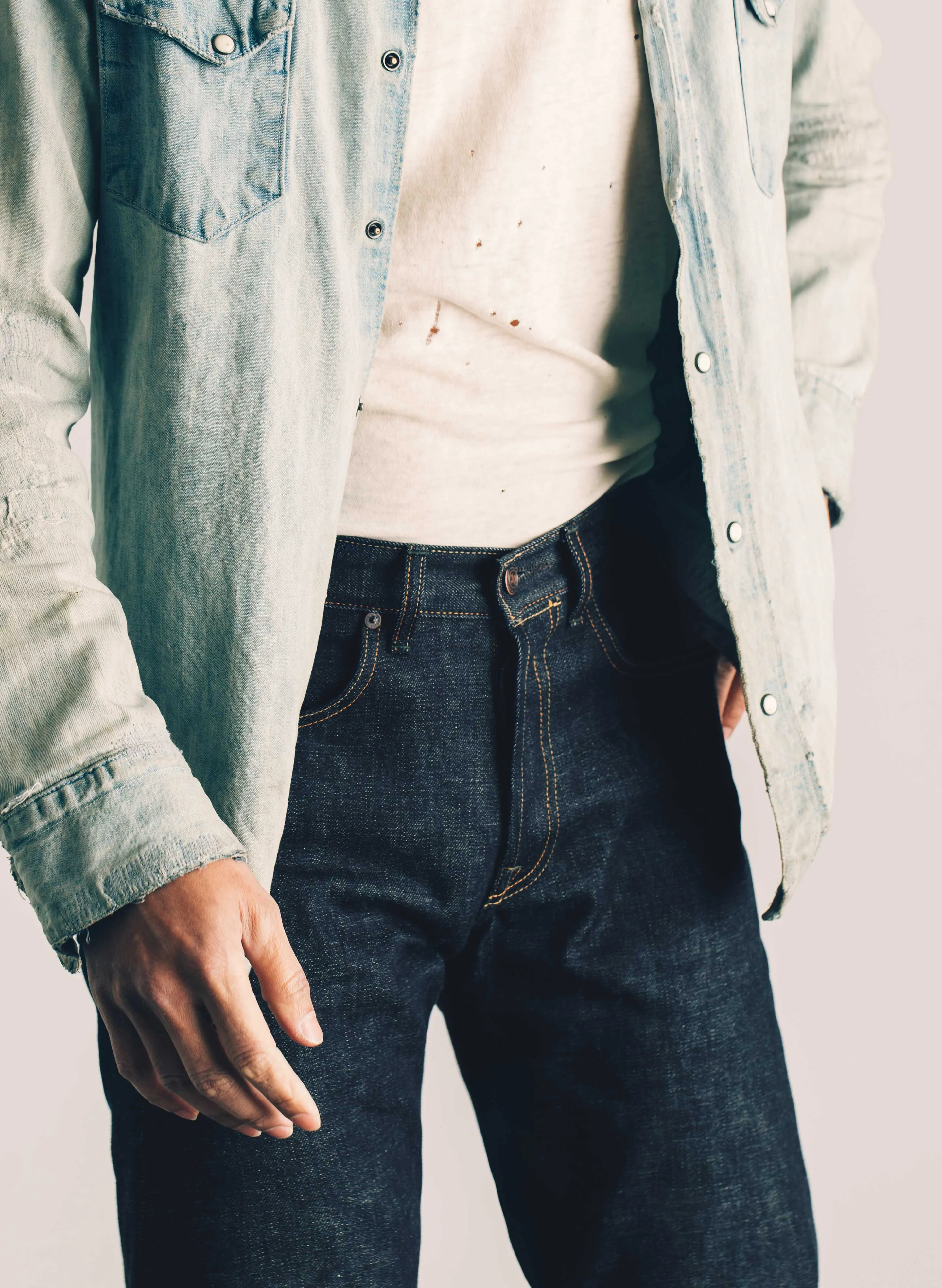 henry indigo rigid jp sold by Imogene + Willie