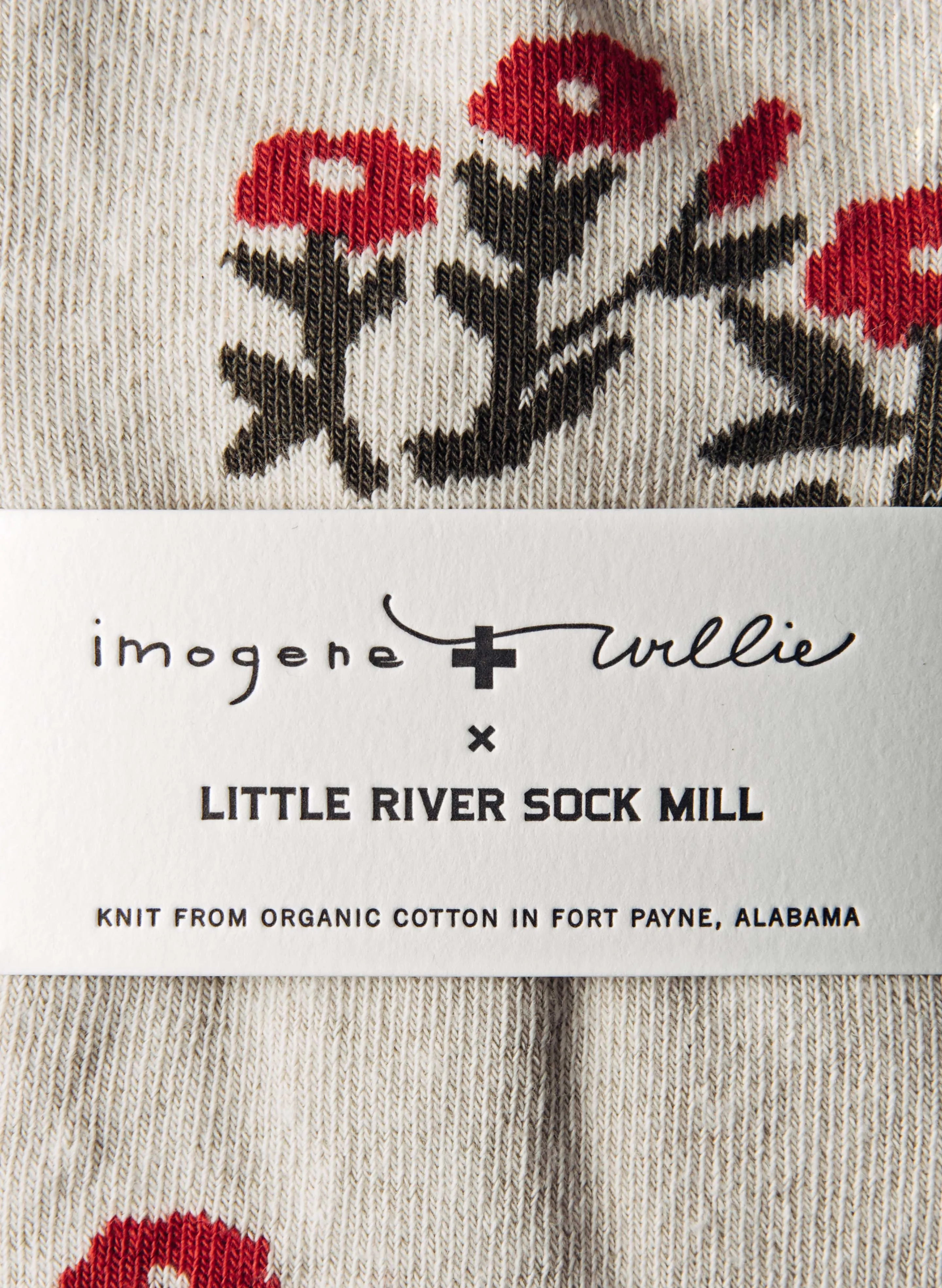 rosebud sock in natural sold by Imogene + Willie product image thumbnail 2