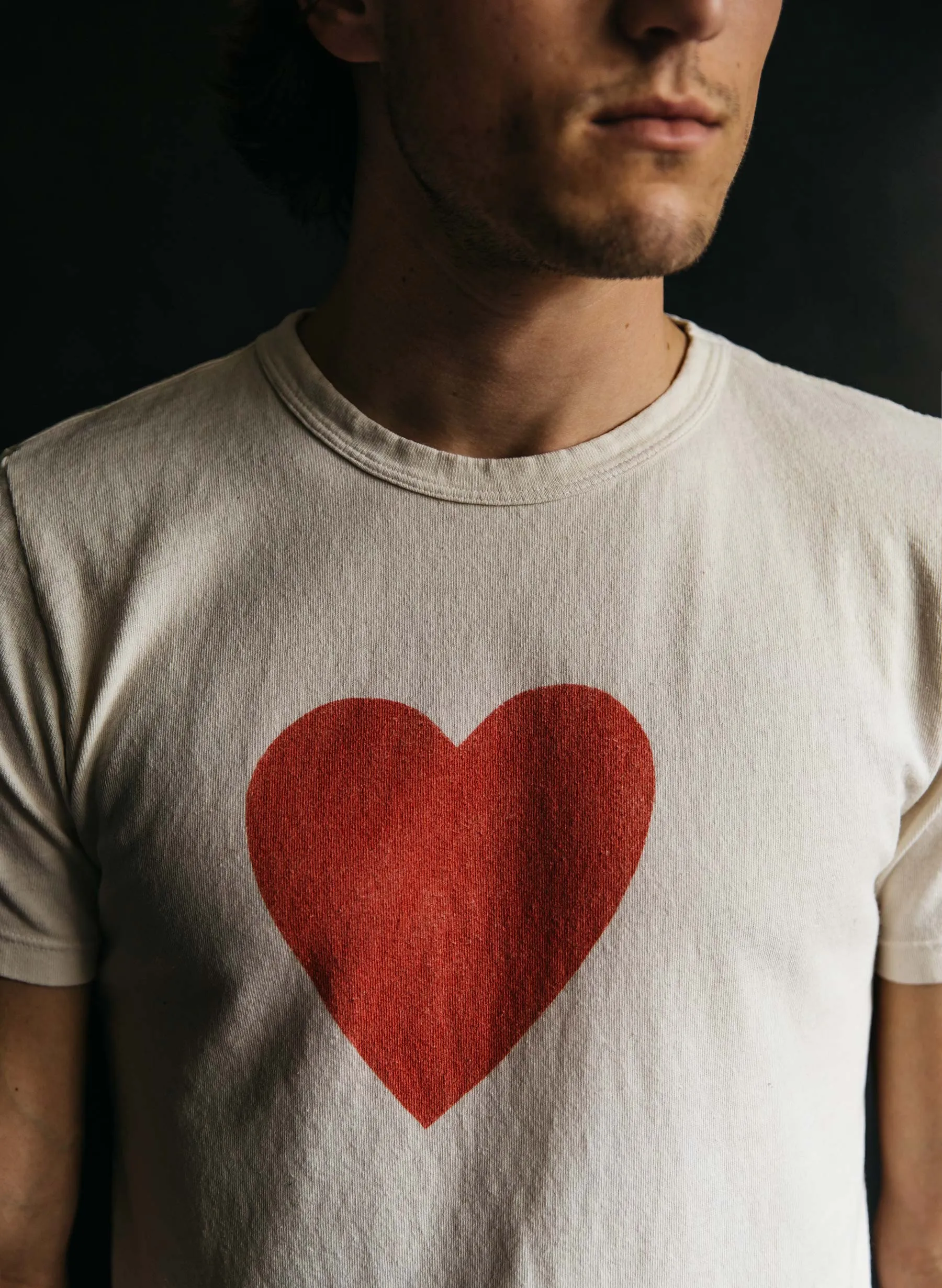 the "heart" tee sold by Imogene + Willie product image thumbnail 4