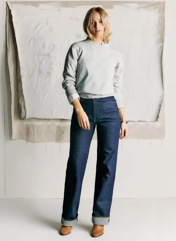 catherine indigo selvage rinse sold by Imogene + Willie