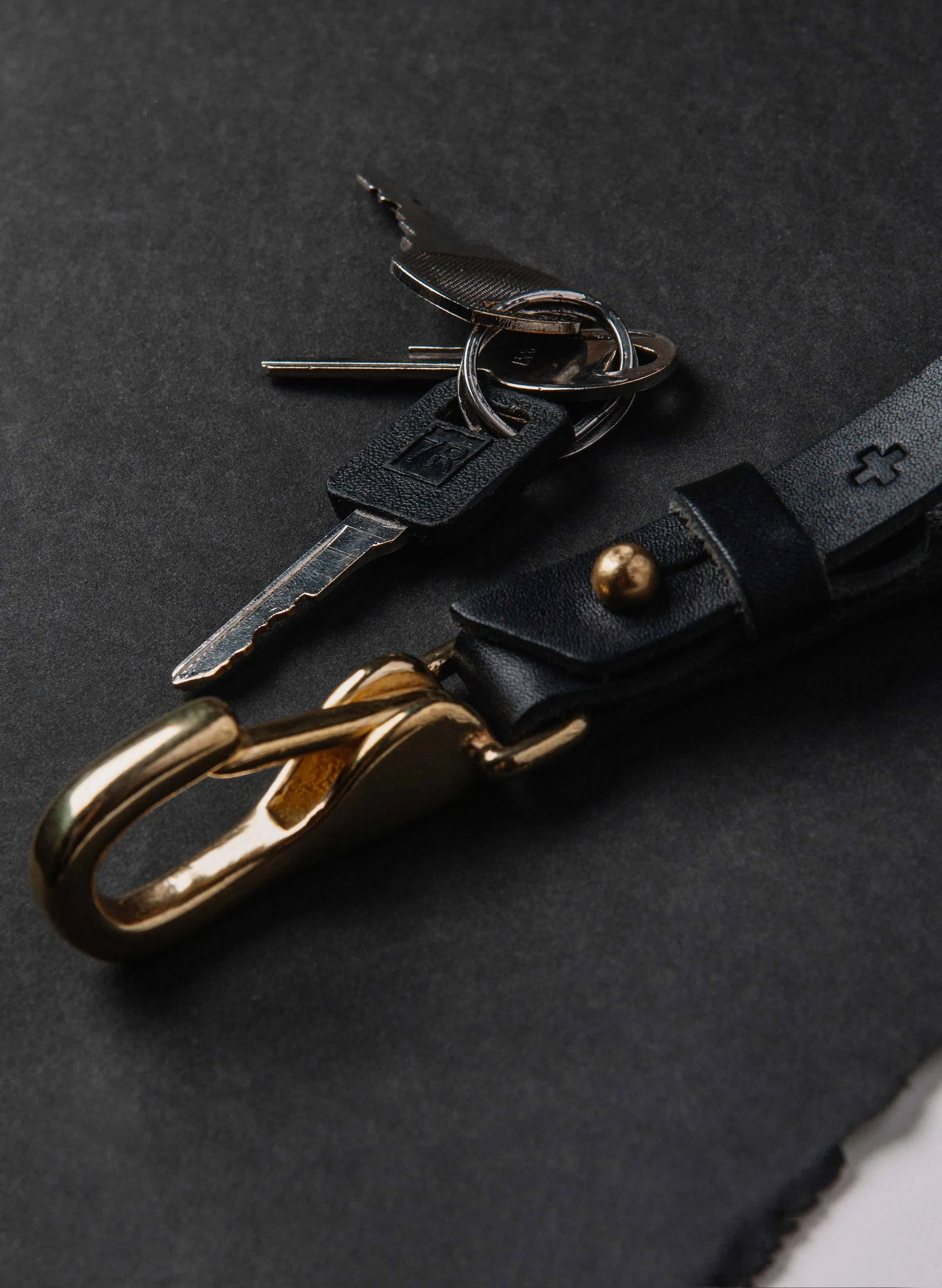 emil erwin x i+w keychain in black sold by Imogene + Willie product image thumbnail 4