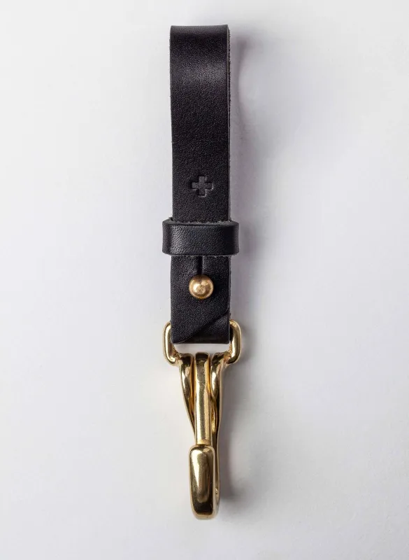 emil erwin x i+w keychain in black sold by Imogene + Willie
