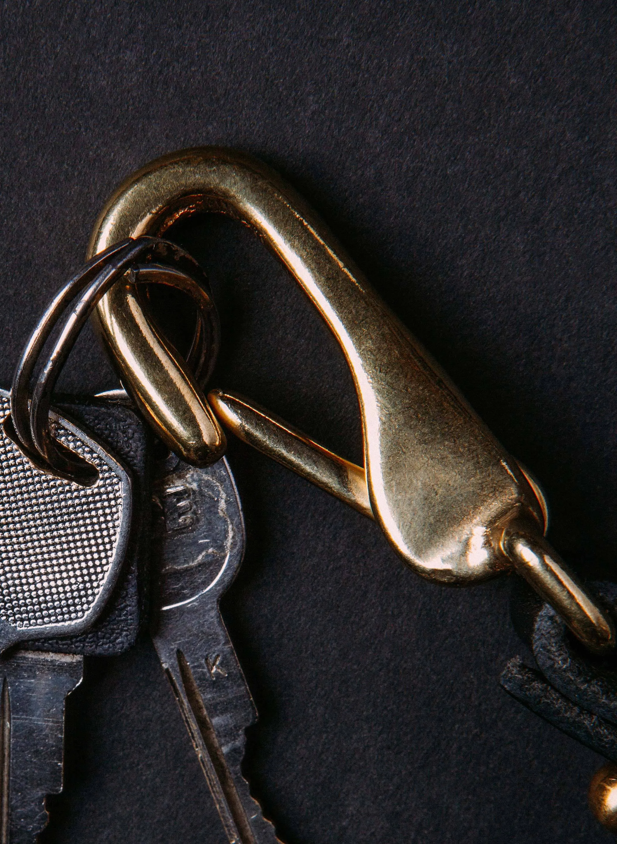 emil erwin x i+w keychain in black sold by Imogene + Willie product image thumbnail 2