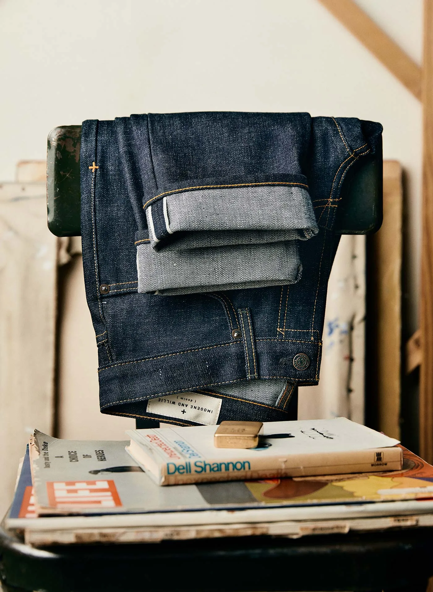 charlie indigo rigid jp sold by Imogene + Willie product image thumbnail 3