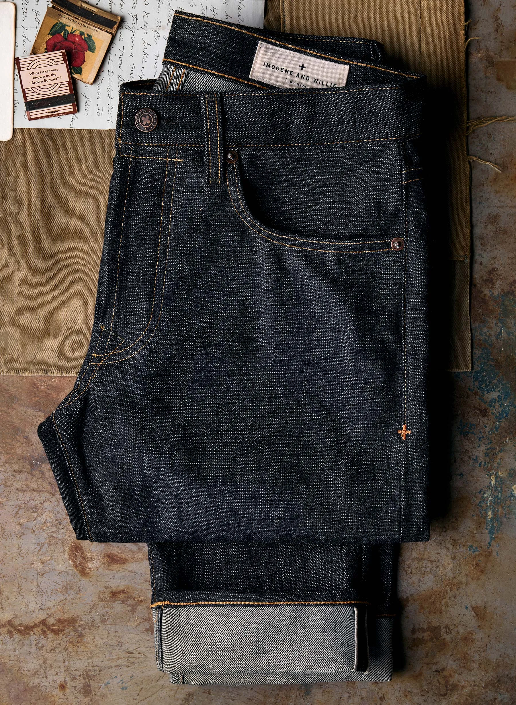 barton indigo rigid jp sold by Imogene + Willie