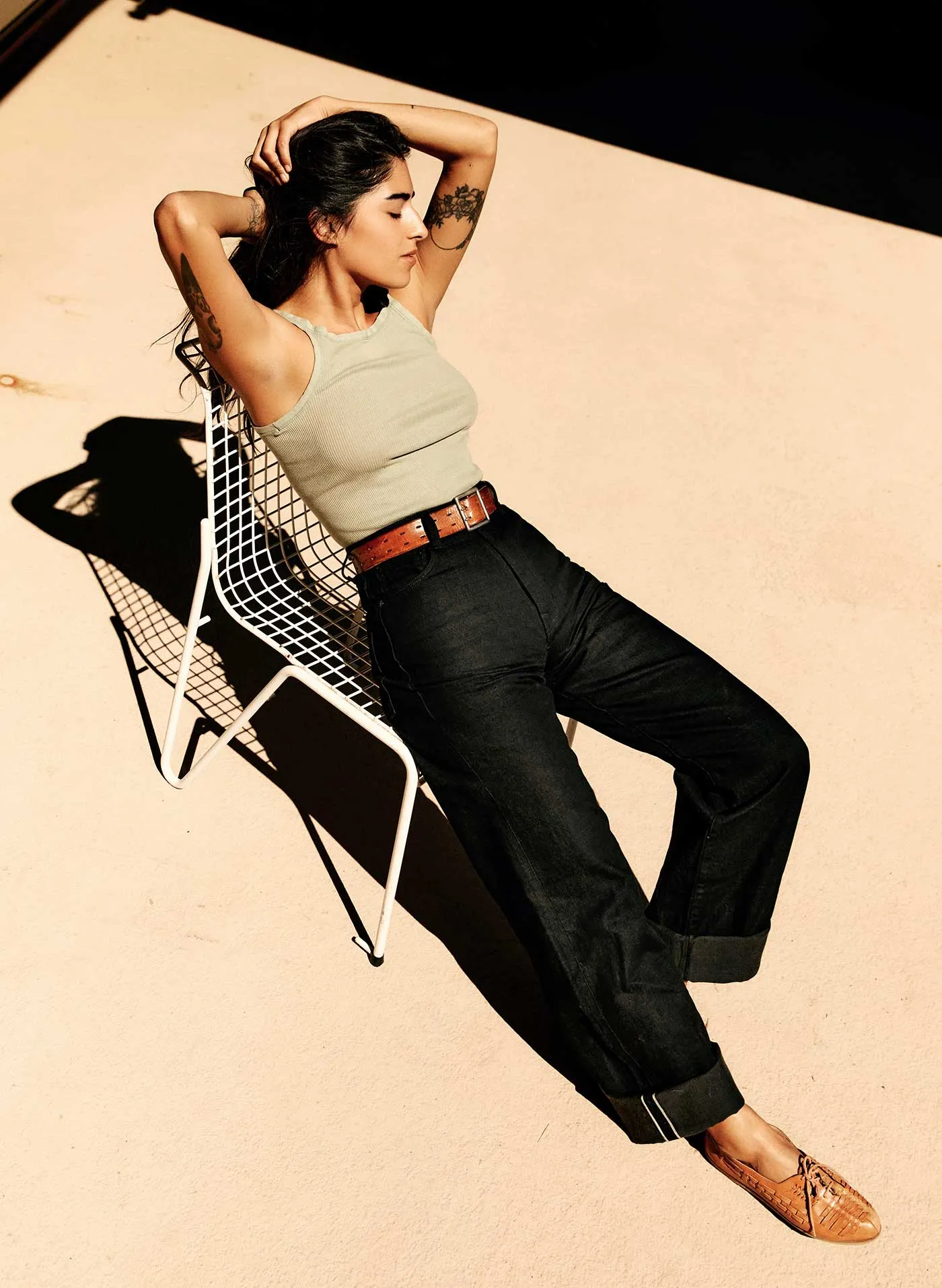 catherine black selvage rinse sold by Imogene + Willie product image thumbnail 3