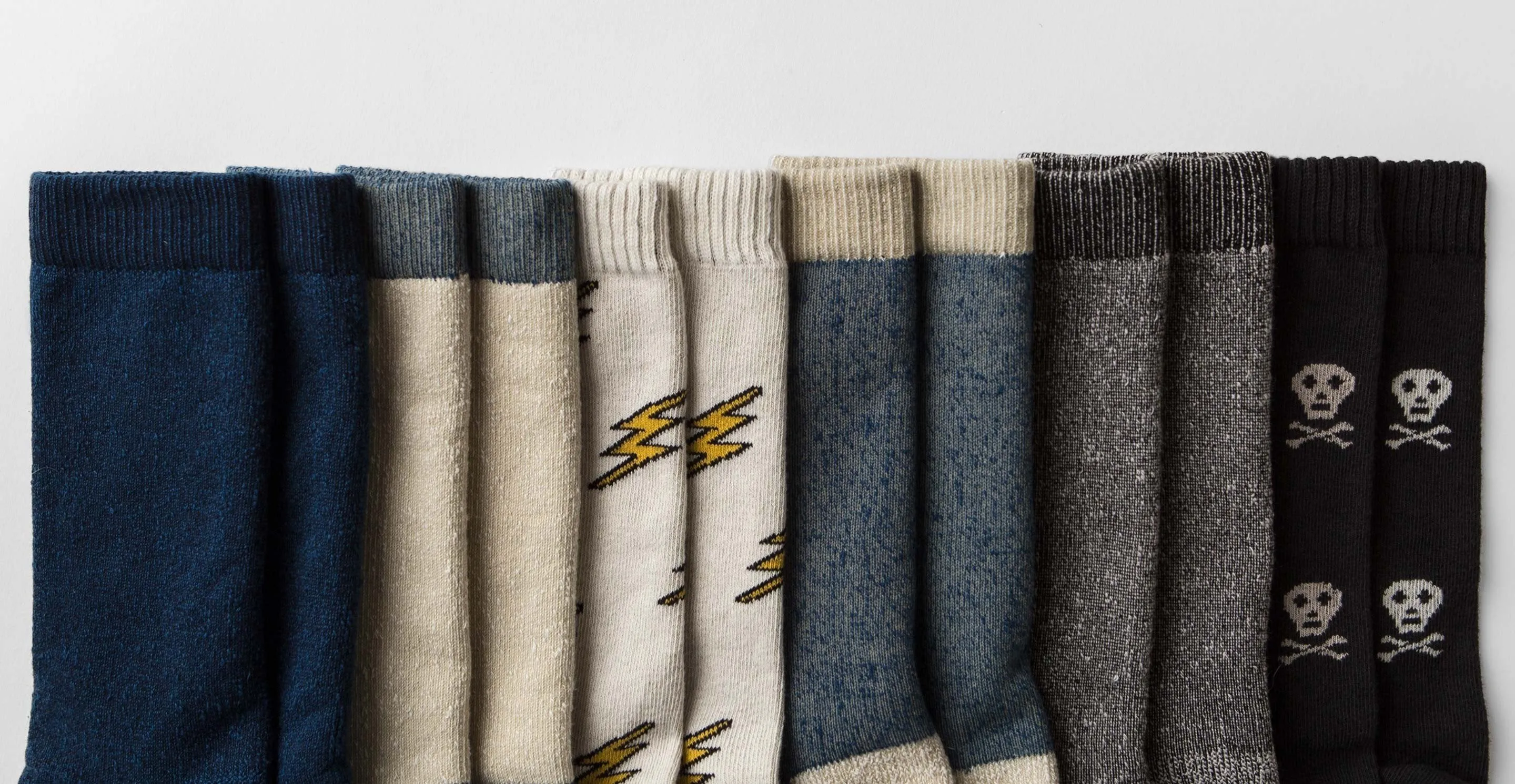 bolt sock in natural sold by Imogene + Willie product image thumbnail 3