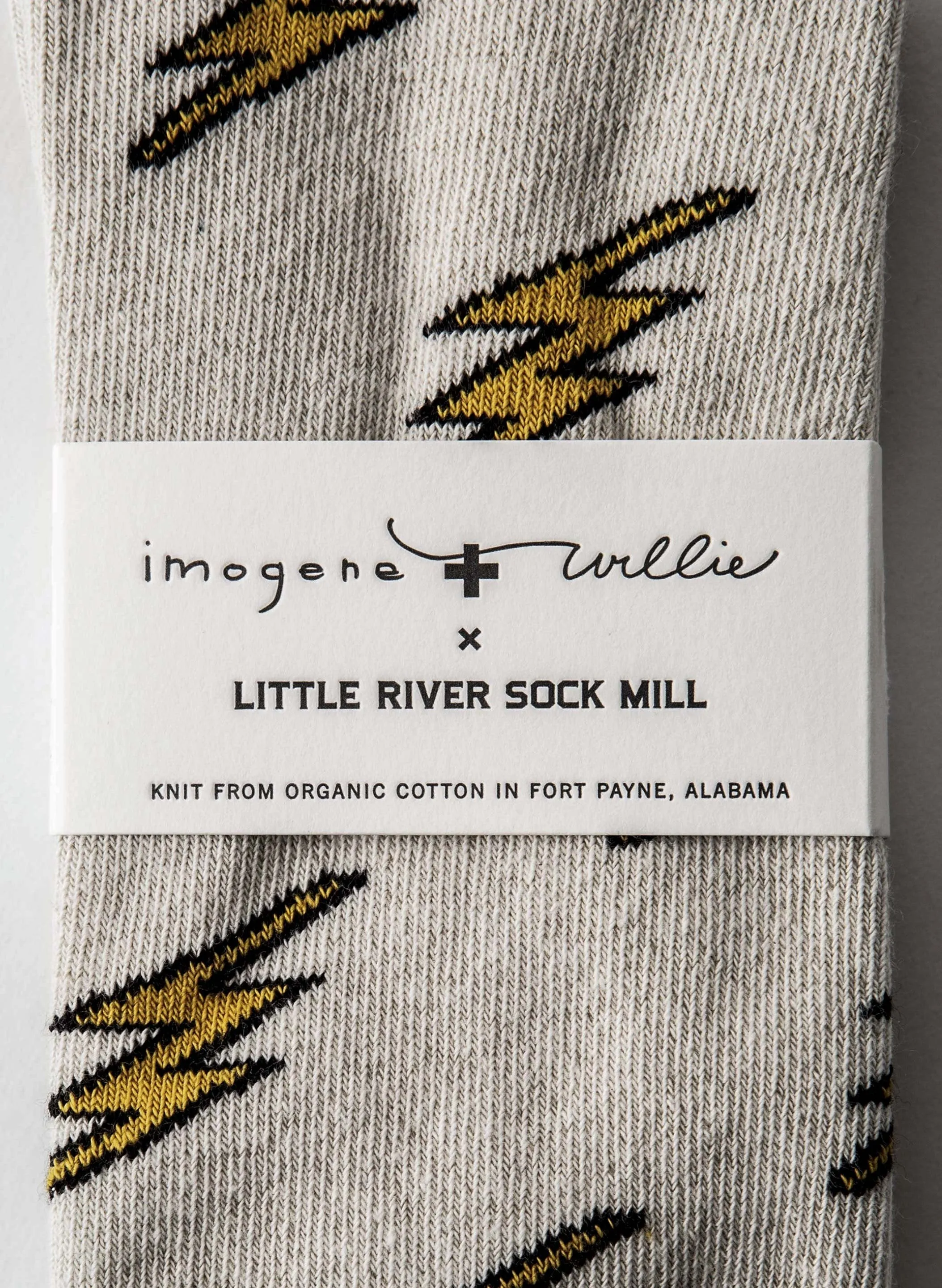 bolt sock in natural sold by Imogene + Willie product image thumbnail 4