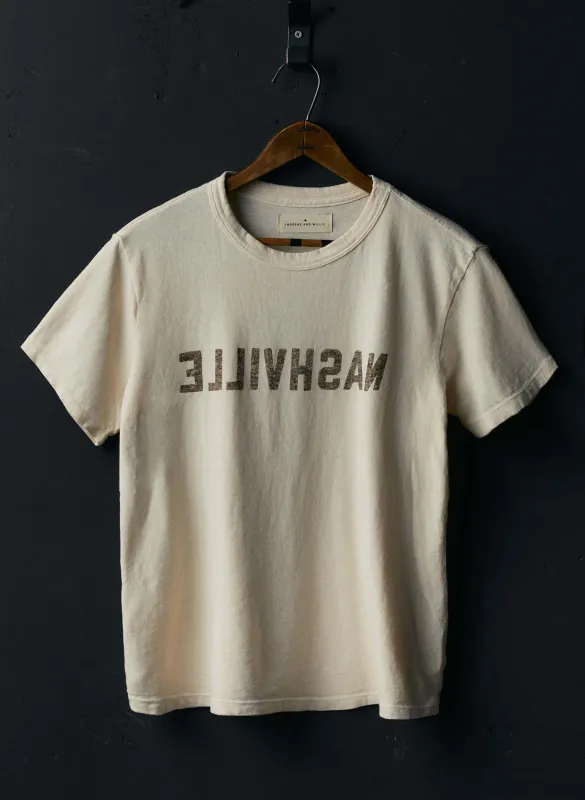 the "nashville" tee in vintage white sold by Imogene + Willie