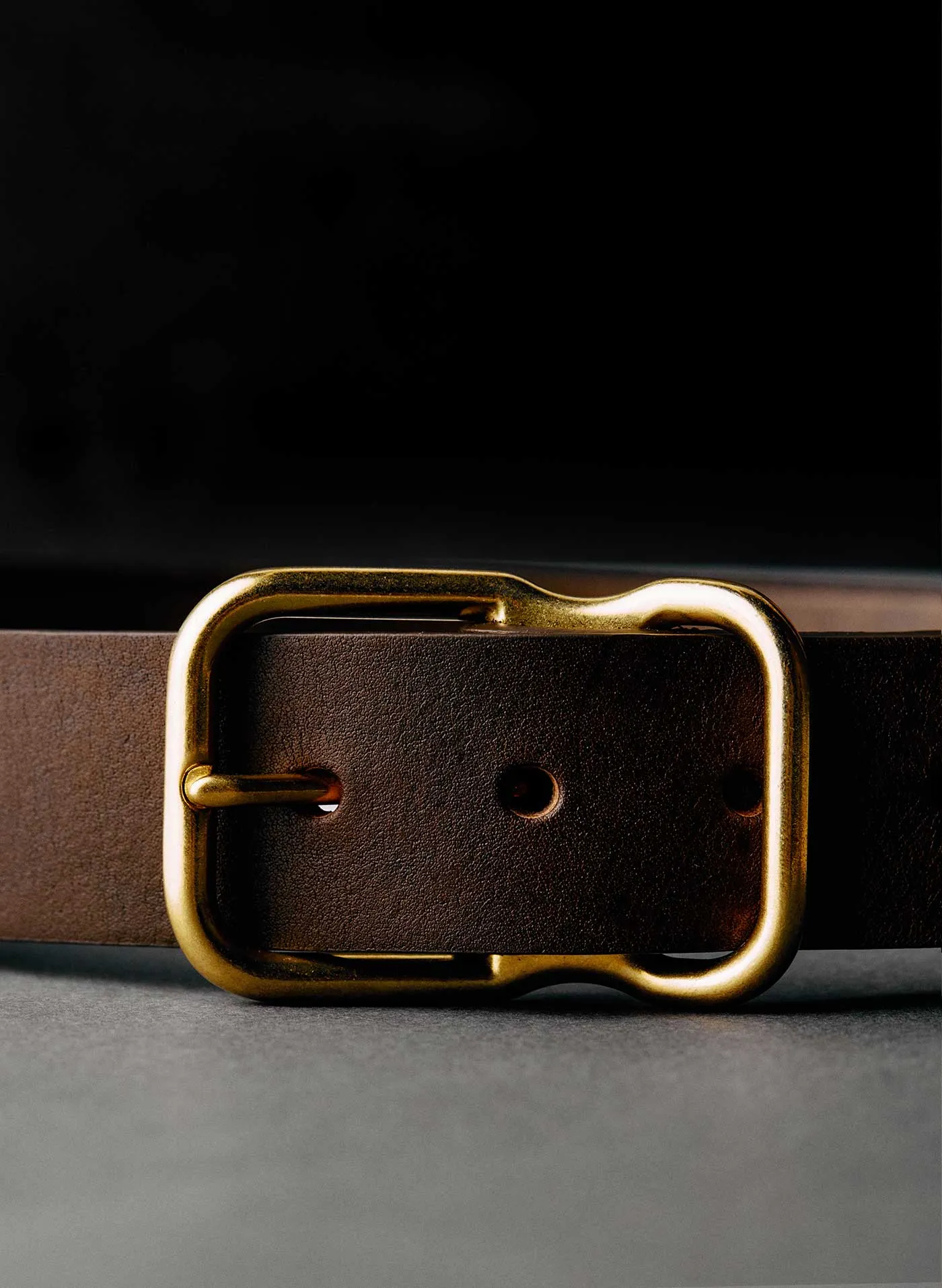 Emil Erwin Signature Belt Walnut sold by Imogene + Willie