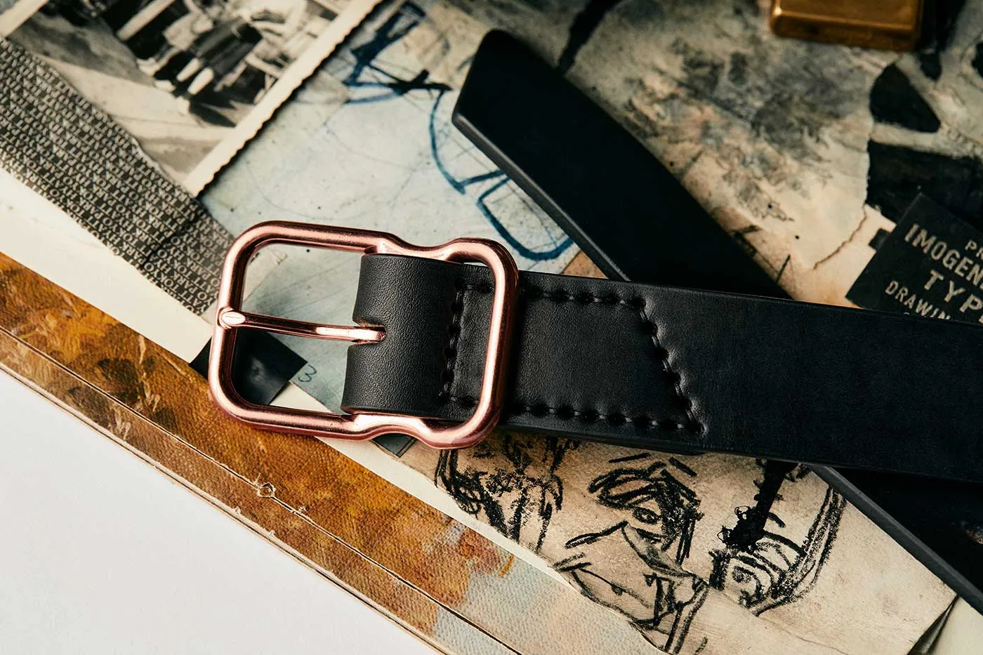 Emil Erwin Signature Belt Black sold by Imogene + Willie product image thumbnail 3