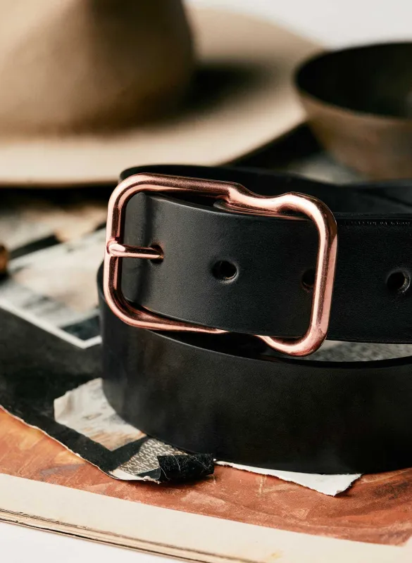 Emil Erwin Signature Belt Black sold by Imogene + Willie