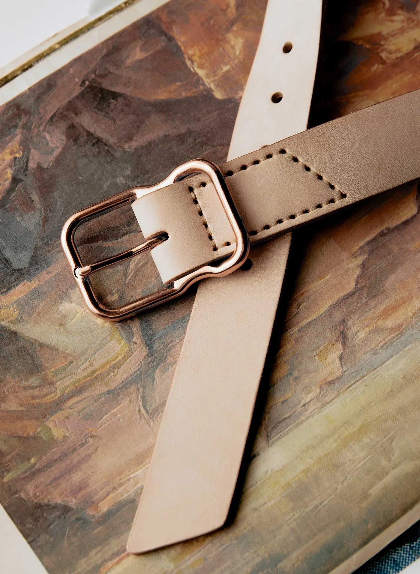Emil Erwin Signature Belt in Natural sold by Imogene + Willie product image thumbnail 3