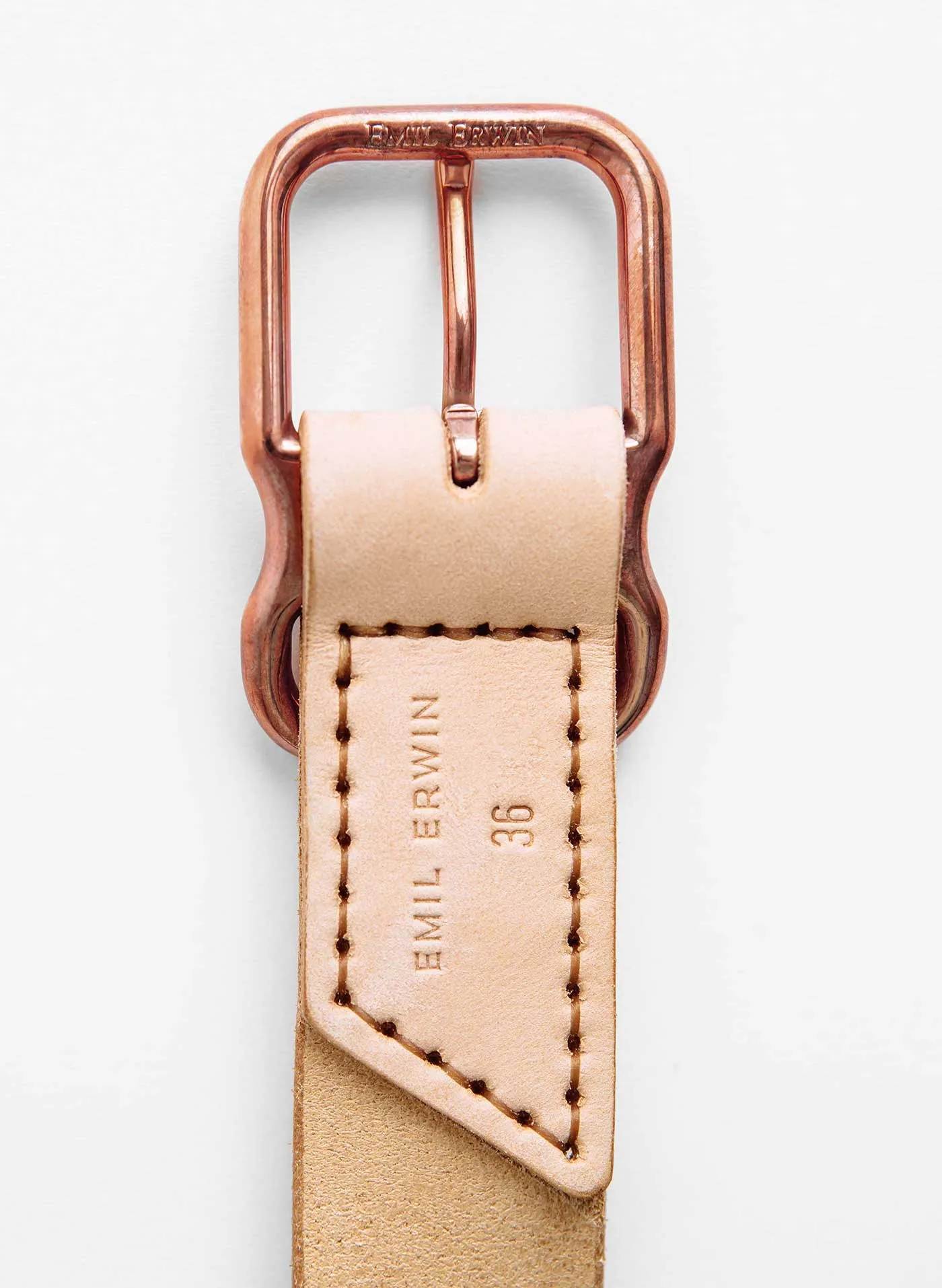 Emil Erwin Signature Belt in Natural sold by Imogene + Willie product image thumbnail 2