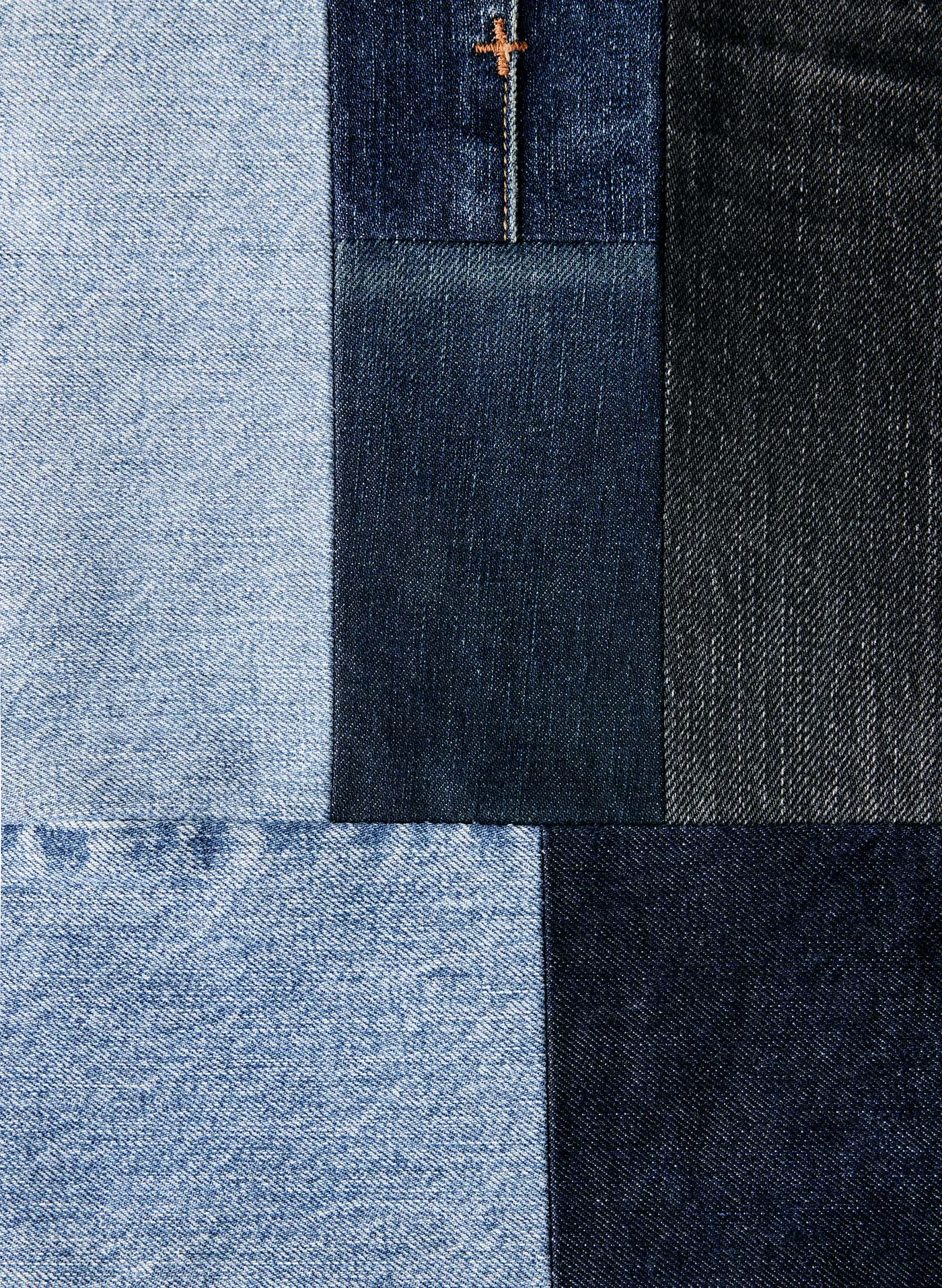 love fades recycled denim tote sold by Imogene + Willie product image thumbnail 5