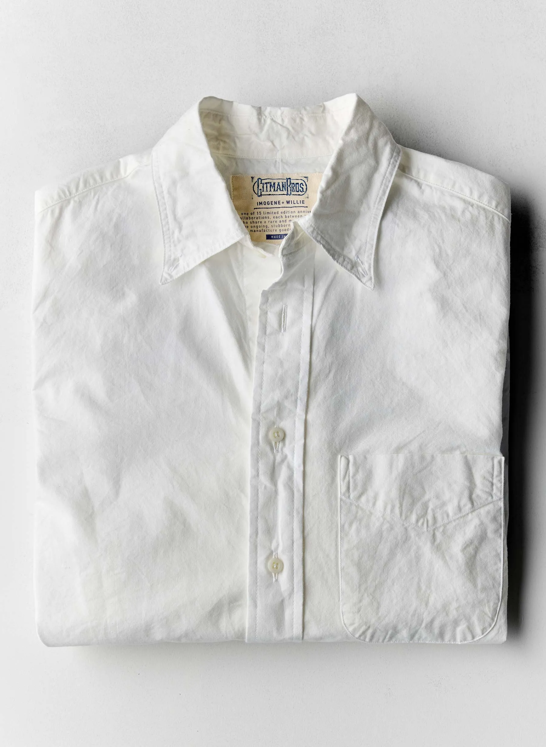 i+w x Gitman Vintage poplin oxford sold by Imogene + Willie product image thumbnail 2
