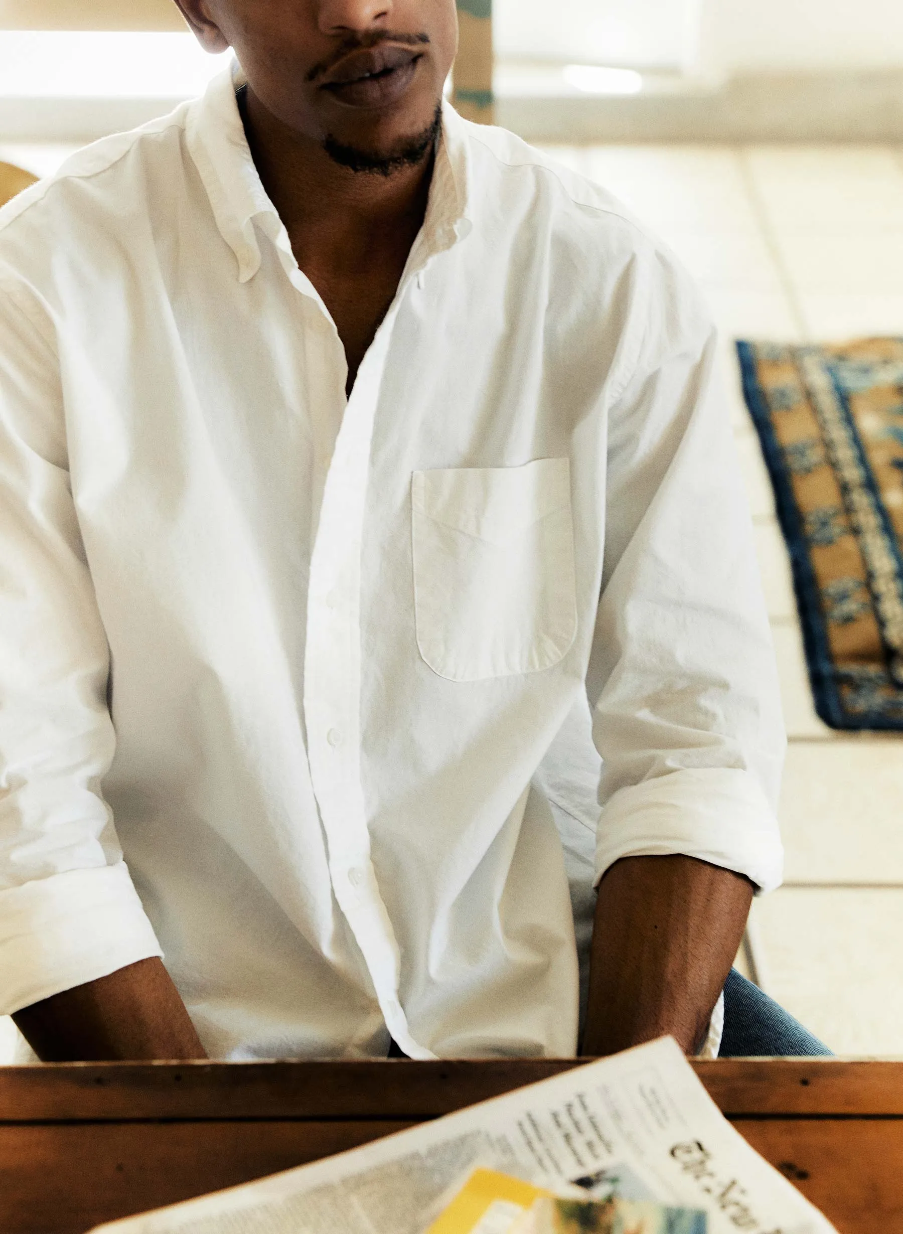 i+w x Gitman Vintage poplin oxford sold by Imogene + Willie product image thumbnail 4