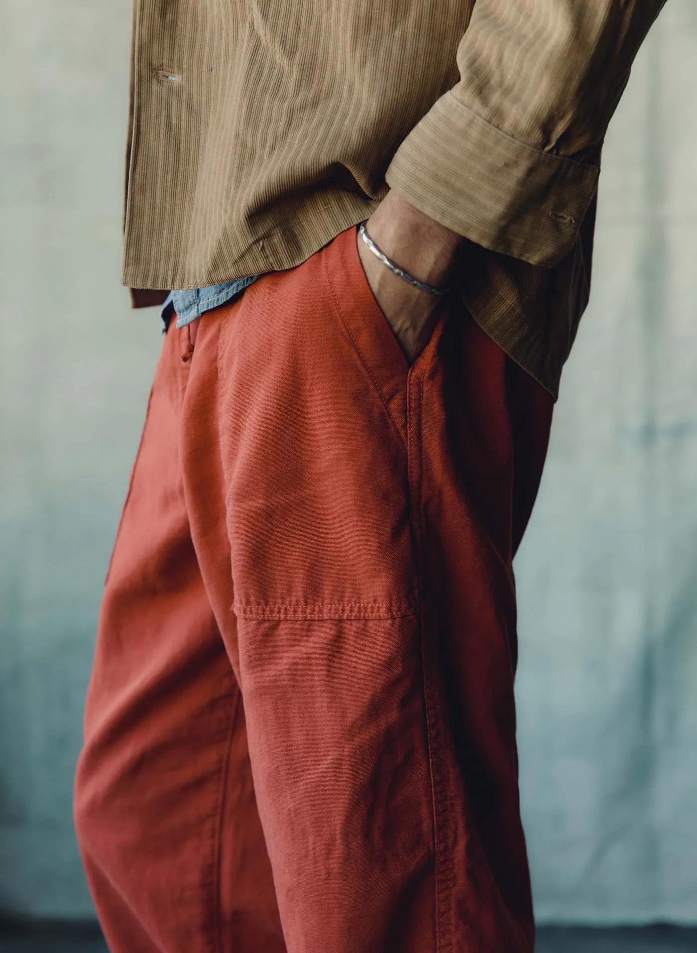 the ventura chore pant in sunfaded red sold by Imogene + Willie product image thumbnail 5