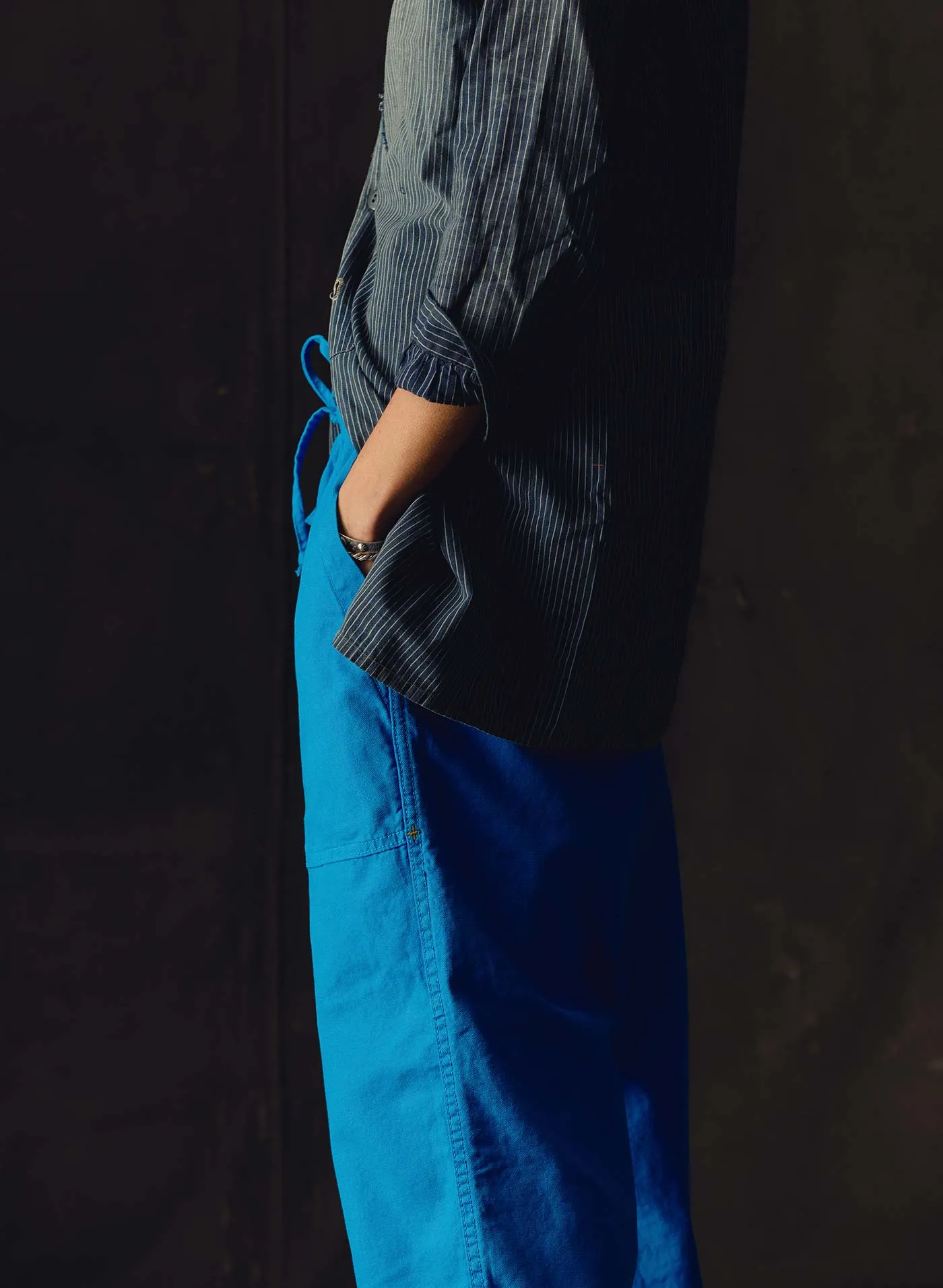 the ventura chore pant in cerulean sold by Imogene + Willie product image thumbnail 5