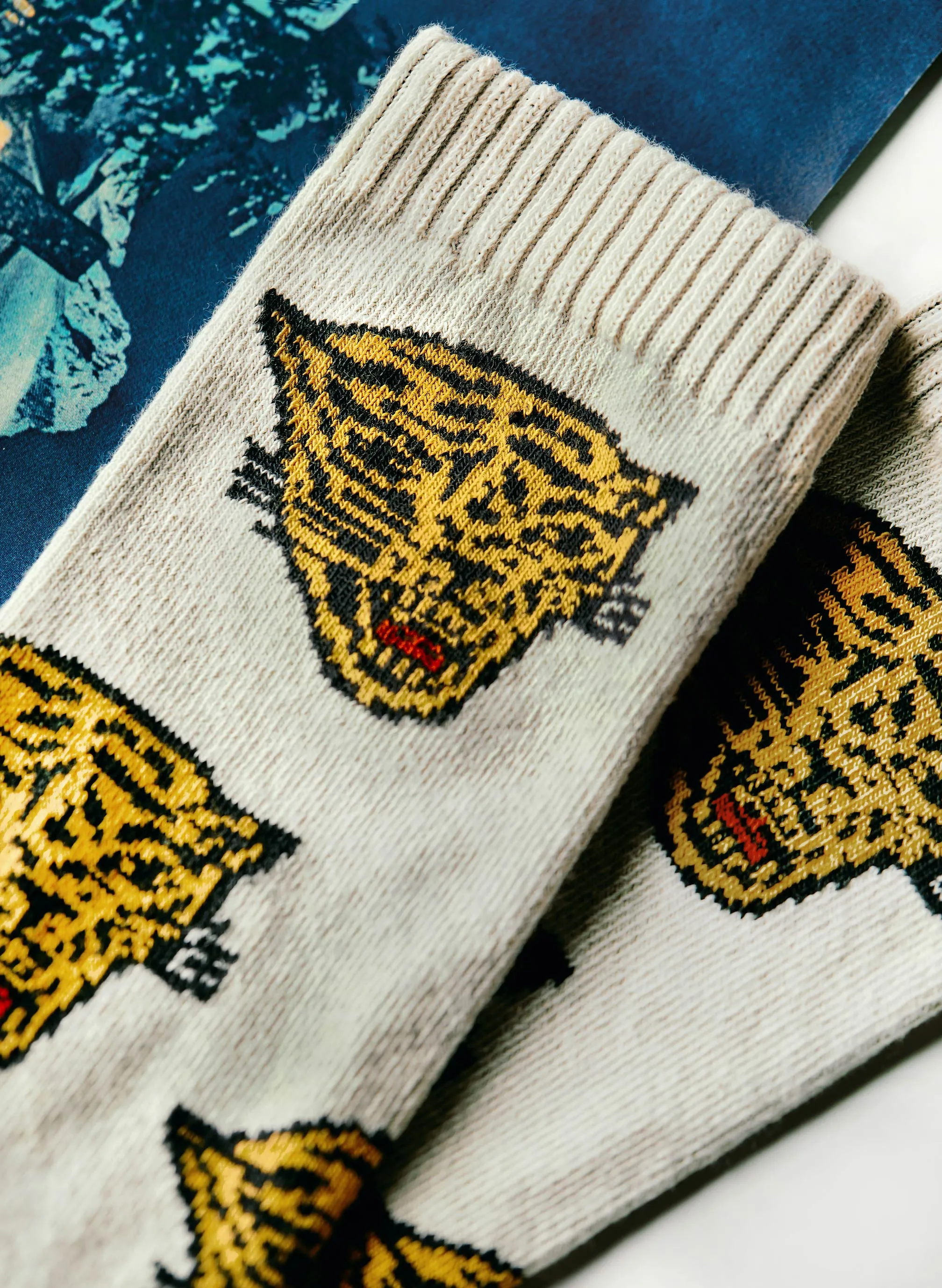 hellcat sock in natural sold by Imogene + Willie product image thumbnail 2