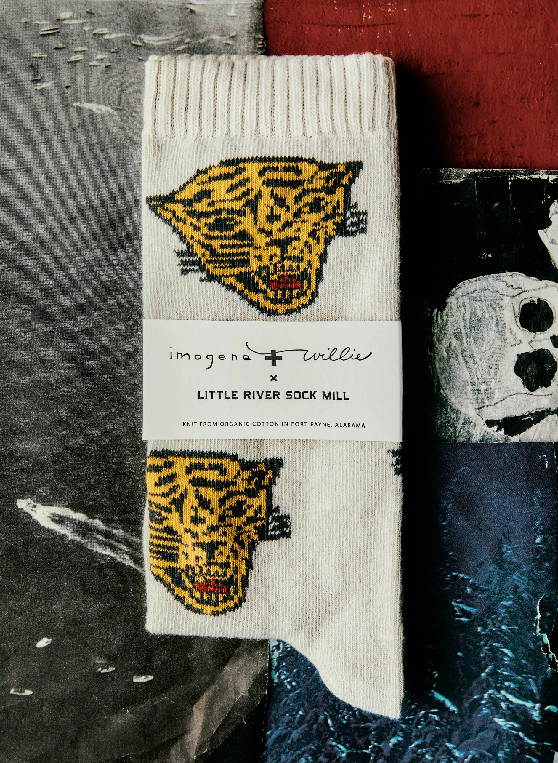 hellcat sock in natural sold by Imogene + Willie product image thumbnail 4