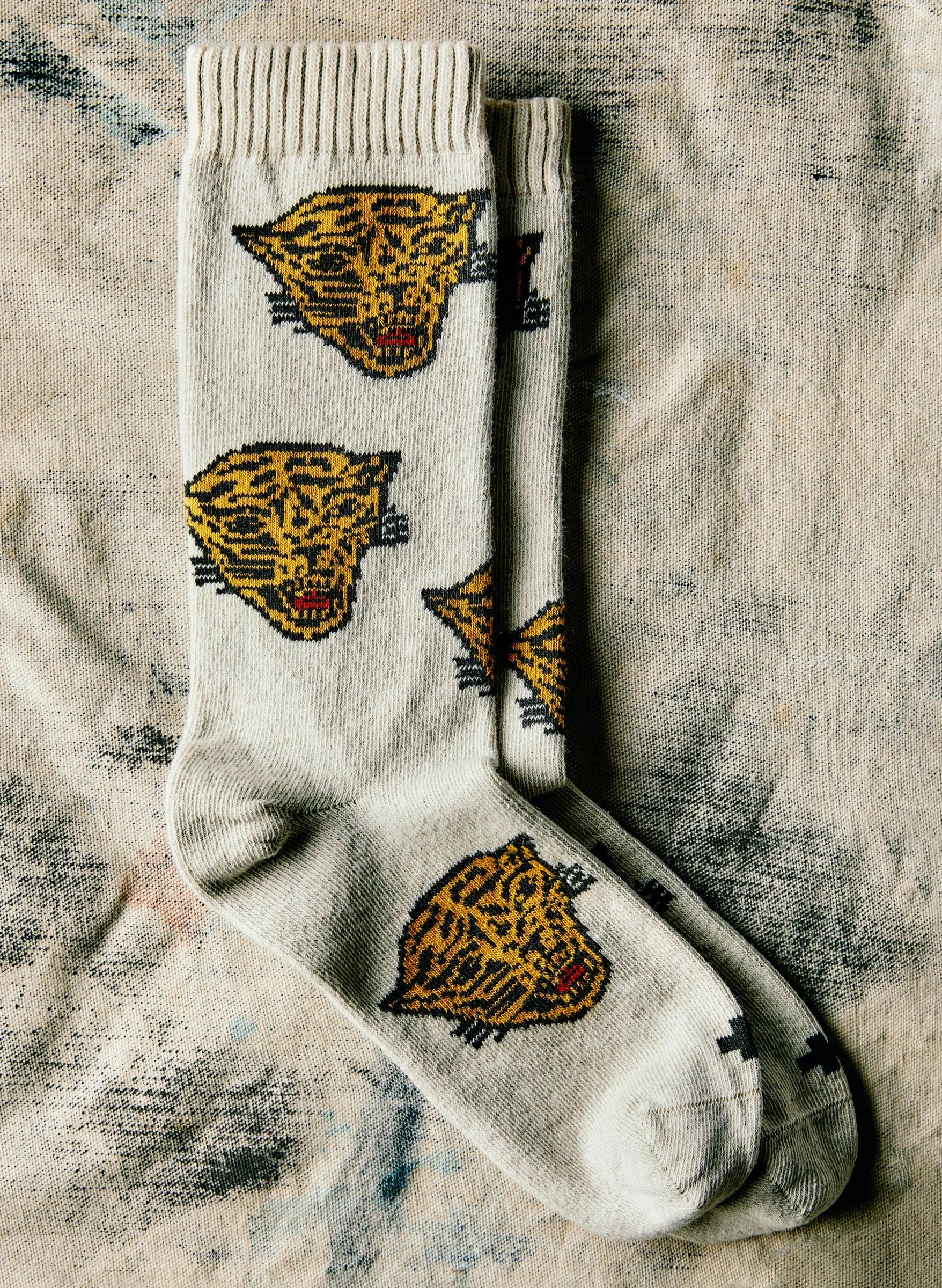 hellcat sock in natural sold by Imogene + Willie