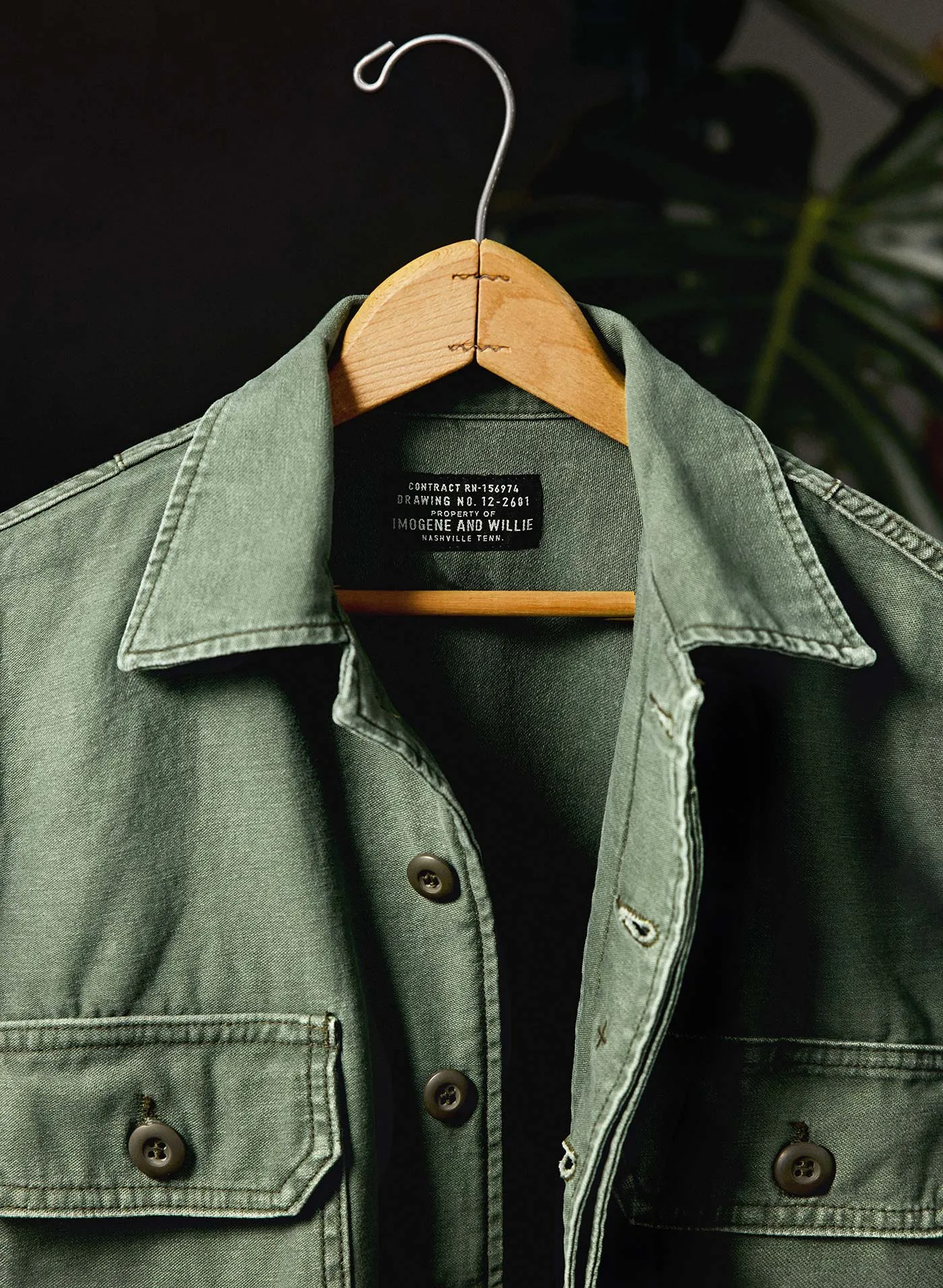 s/s military shirt jacket sold by Imogene + Willie product image thumbnail 5